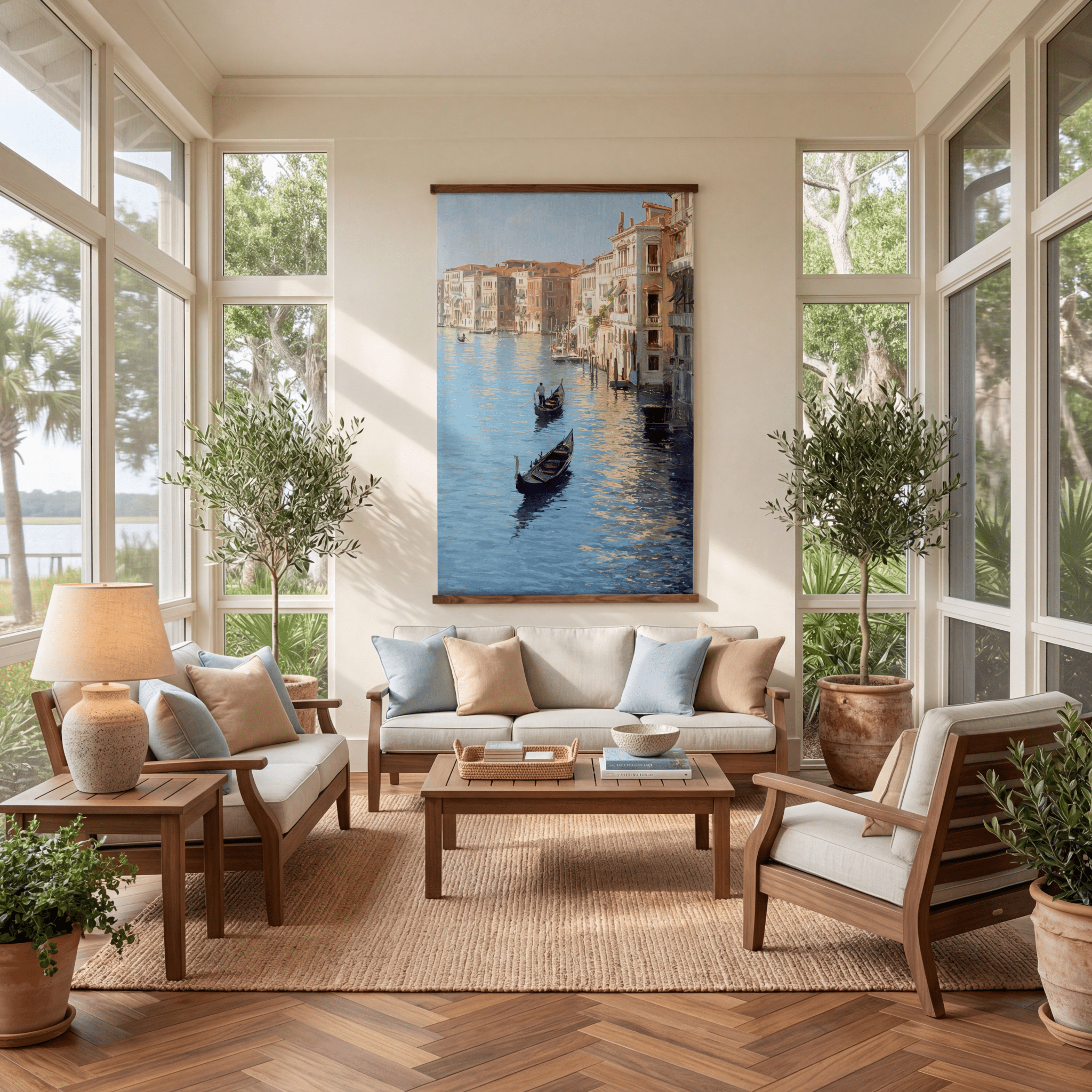 Good Morning Gondola - Tapestry - Lemon Park