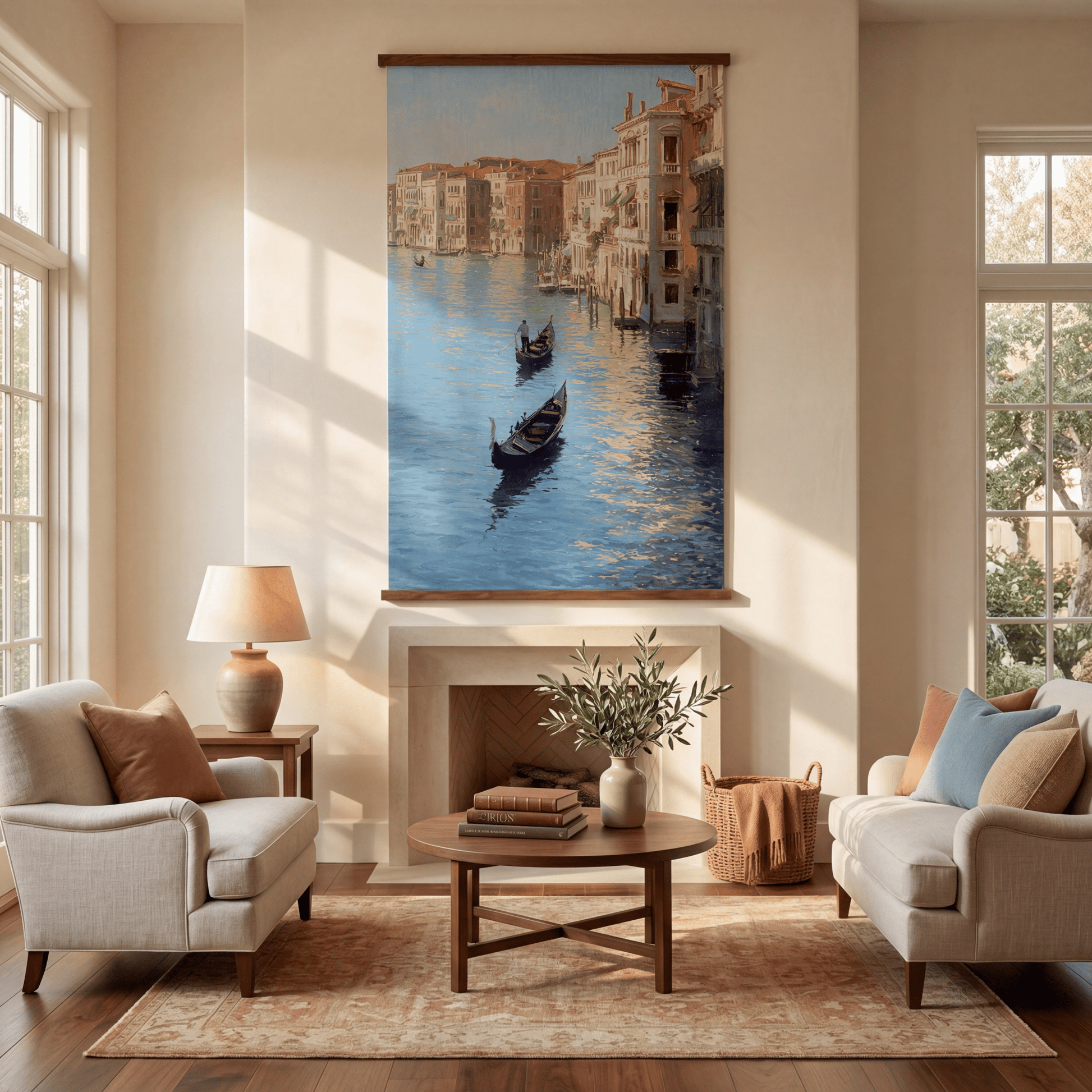 Good Morning Gondola - Tapestry - Lemon Park