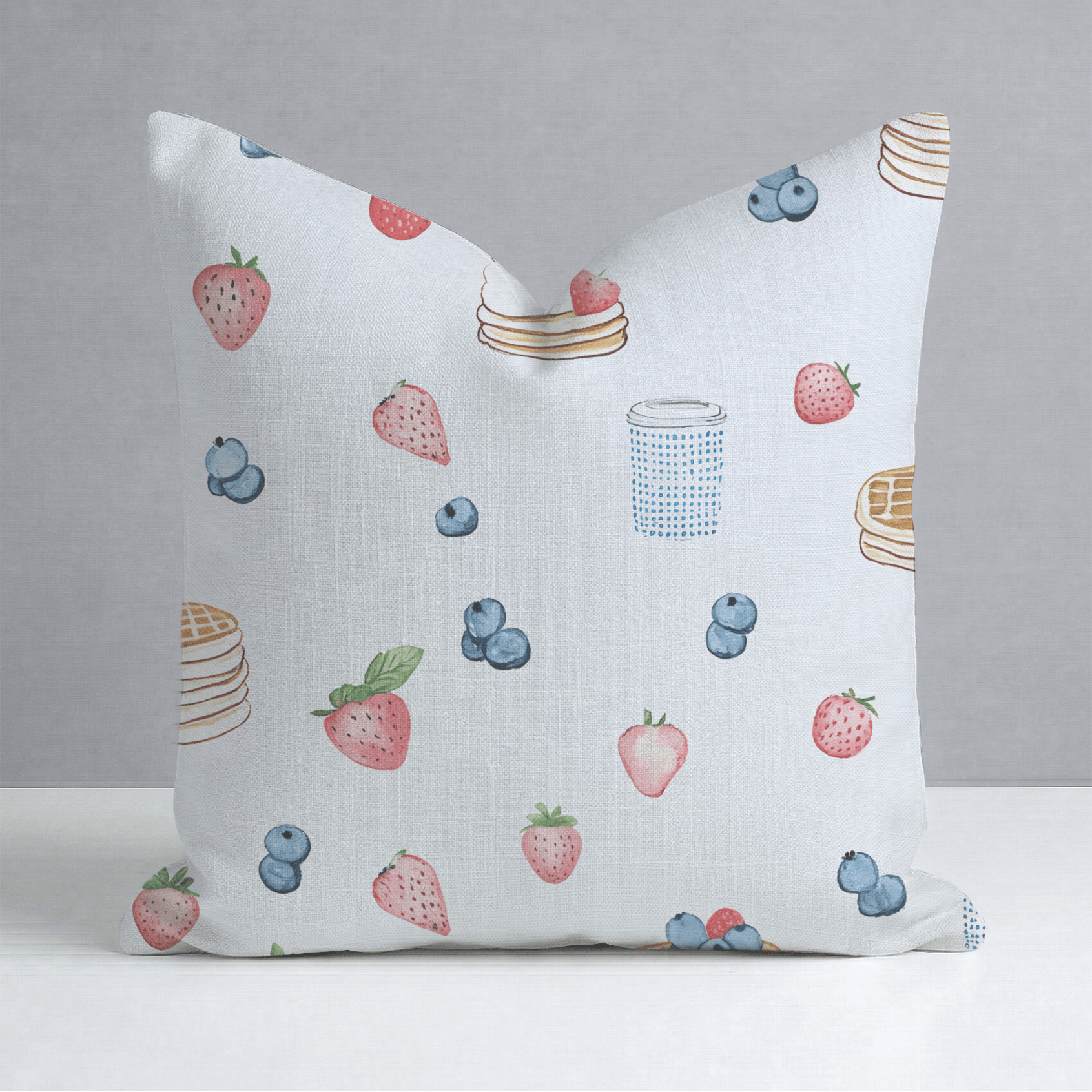 Good Morning Throw Pillow - Lemon Park
