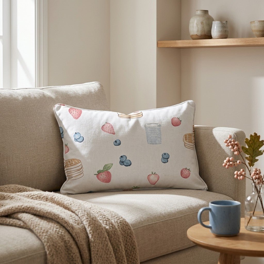 Good Morning Throw Pillow - Lemon Park
