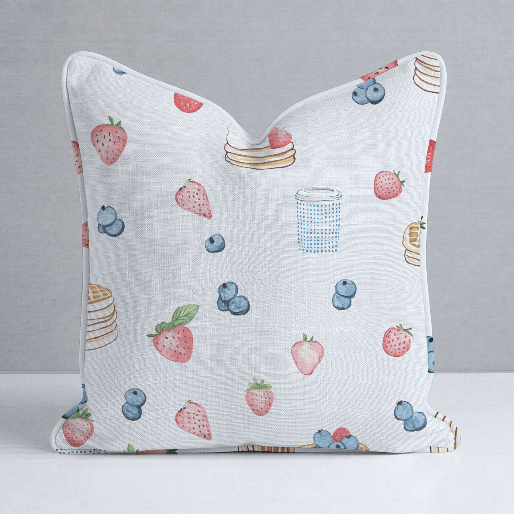 Good Morning Throw Pillow - Lemon Park