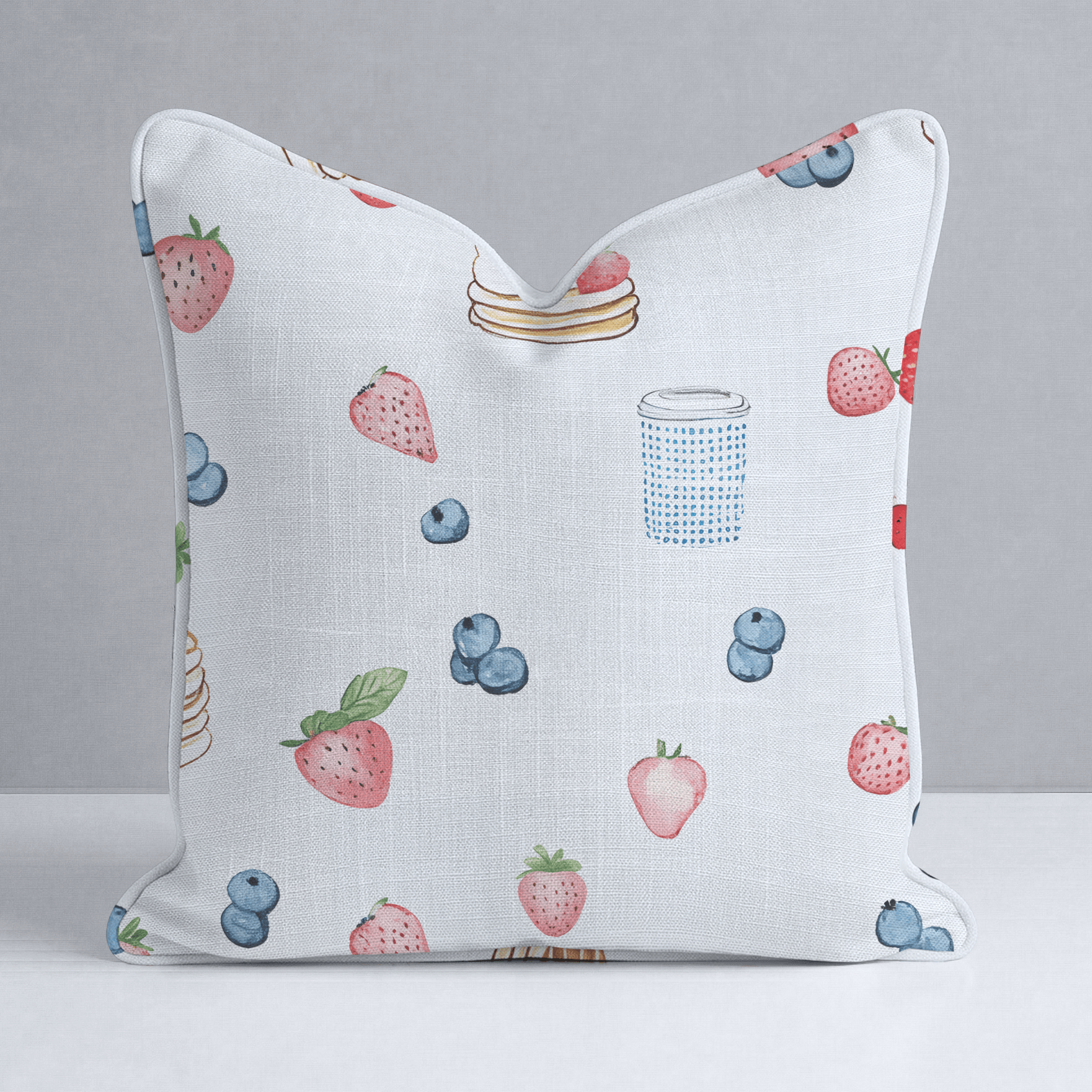 Good Morning Throw Pillow - Lemon Park