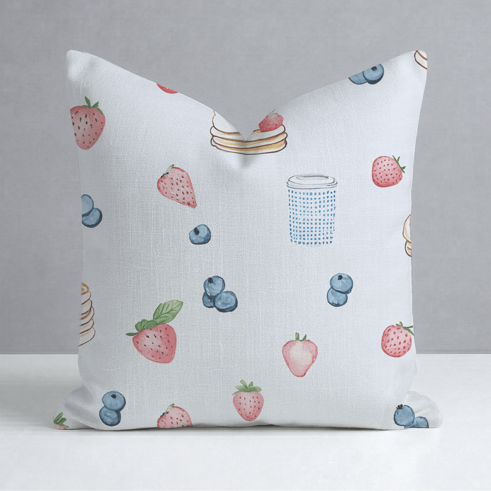 Good Morning Throw Pillow - Lemon Park