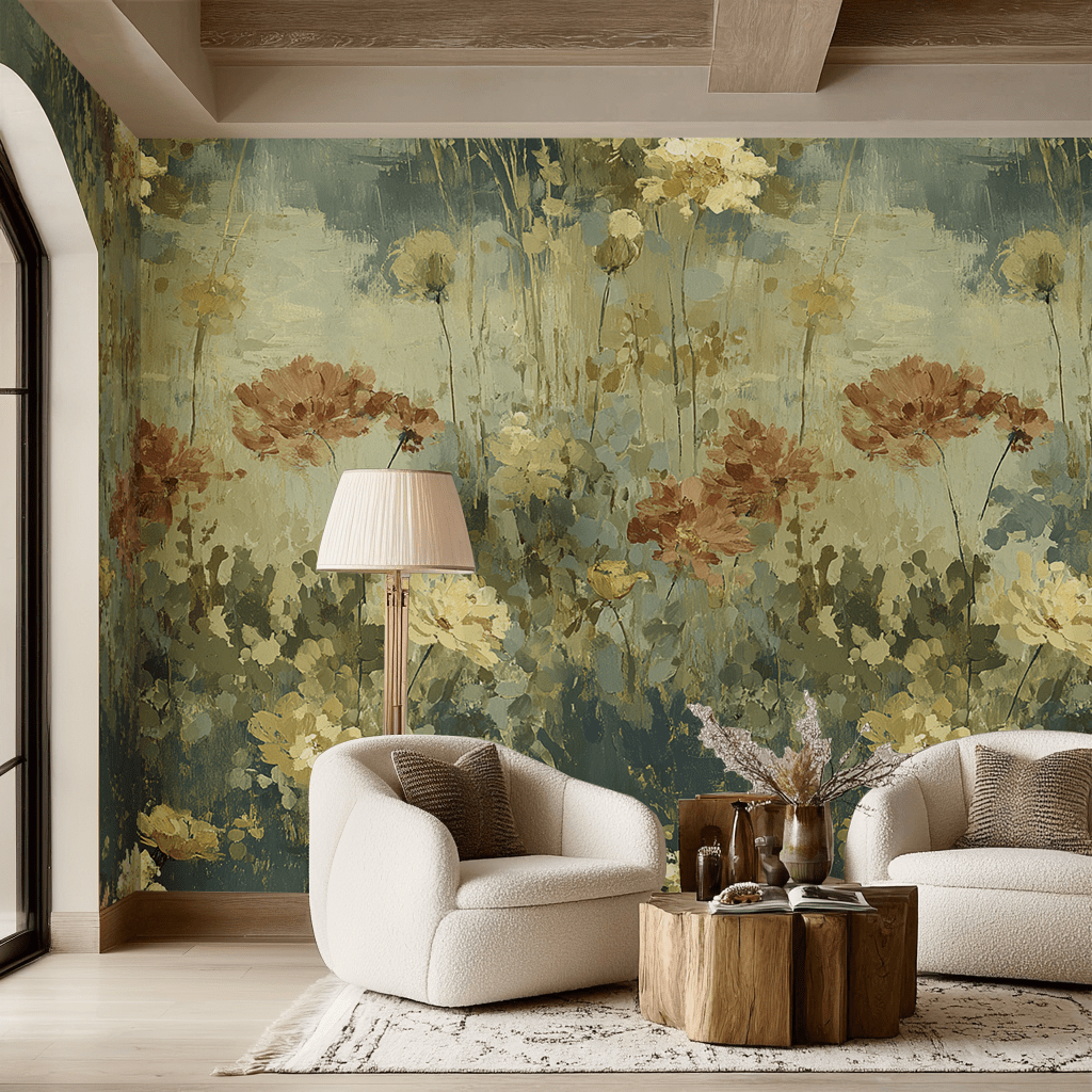 Grand Daisies - Wall Mural - Lemon Park