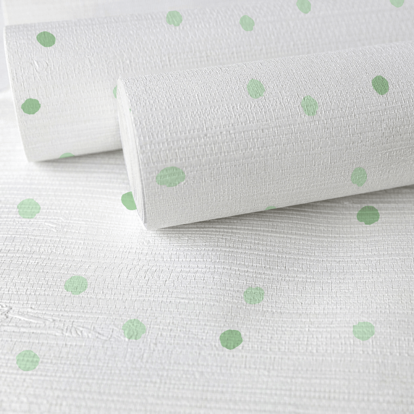 Green Aria Faux Grasscloth Wallpaper - Lemon Park