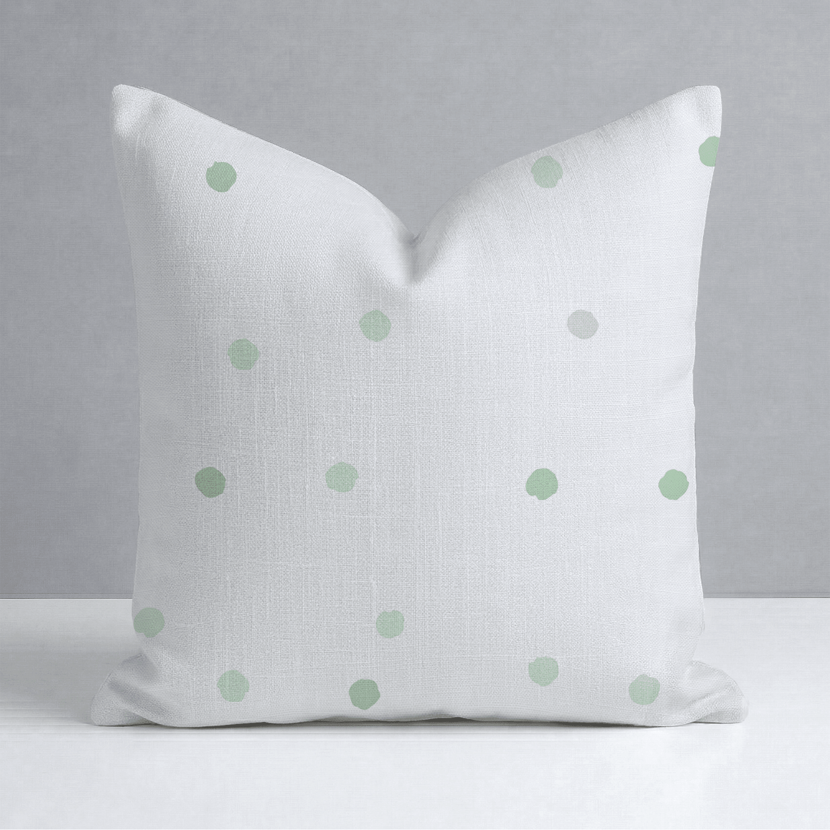 Green Aria Throw Pillow - Lemon Park