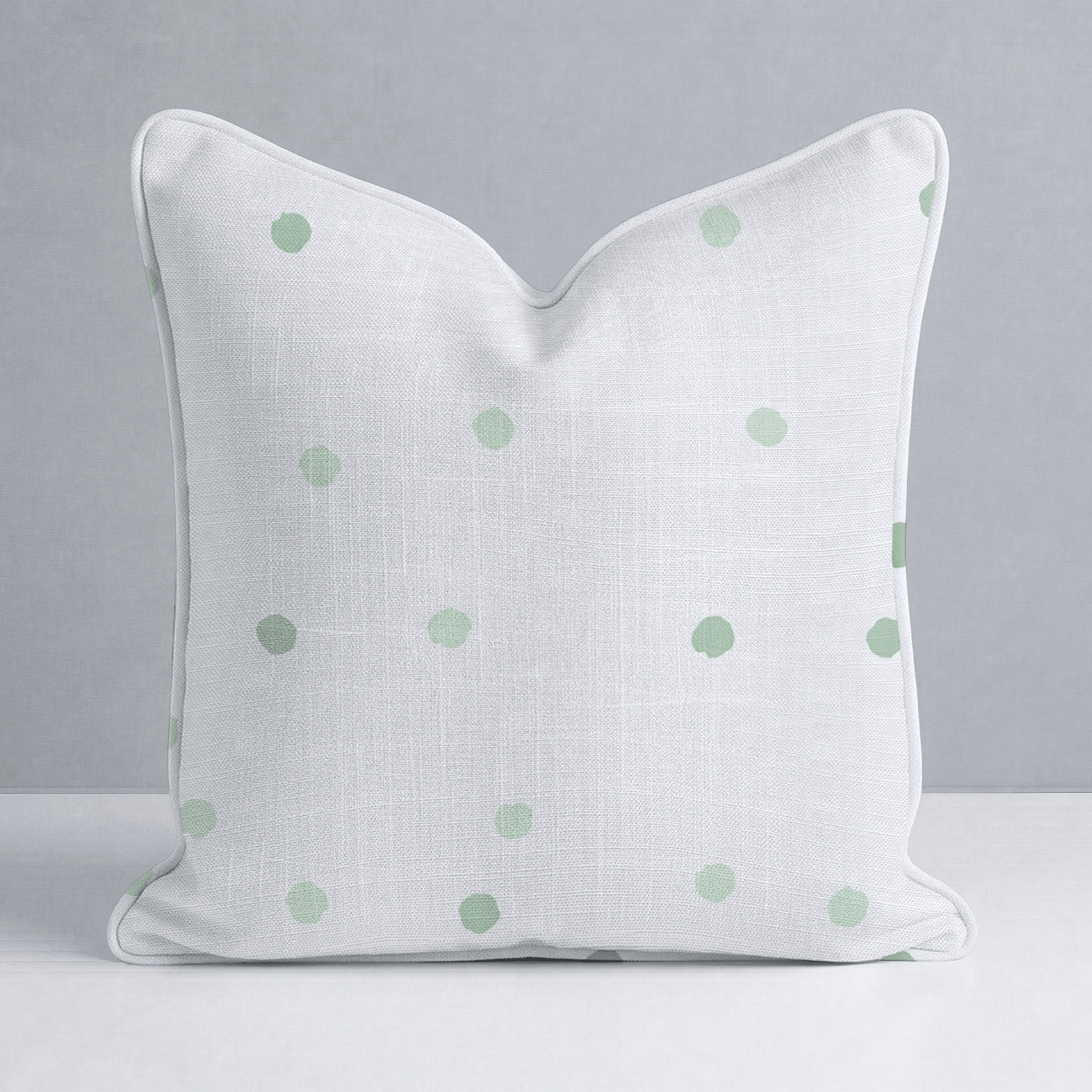 Green Aria Throw Pillow - Lemon Park