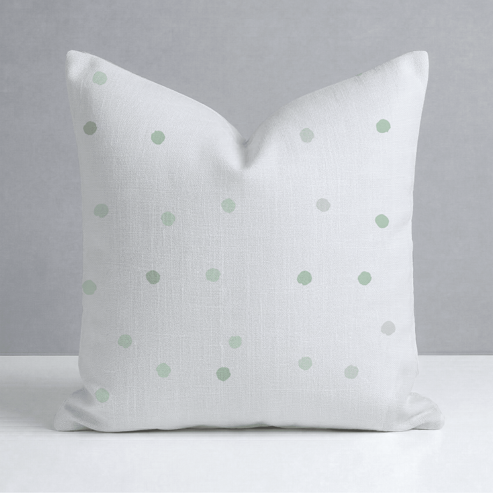Green Aria Throw Pillow - Lemon Park