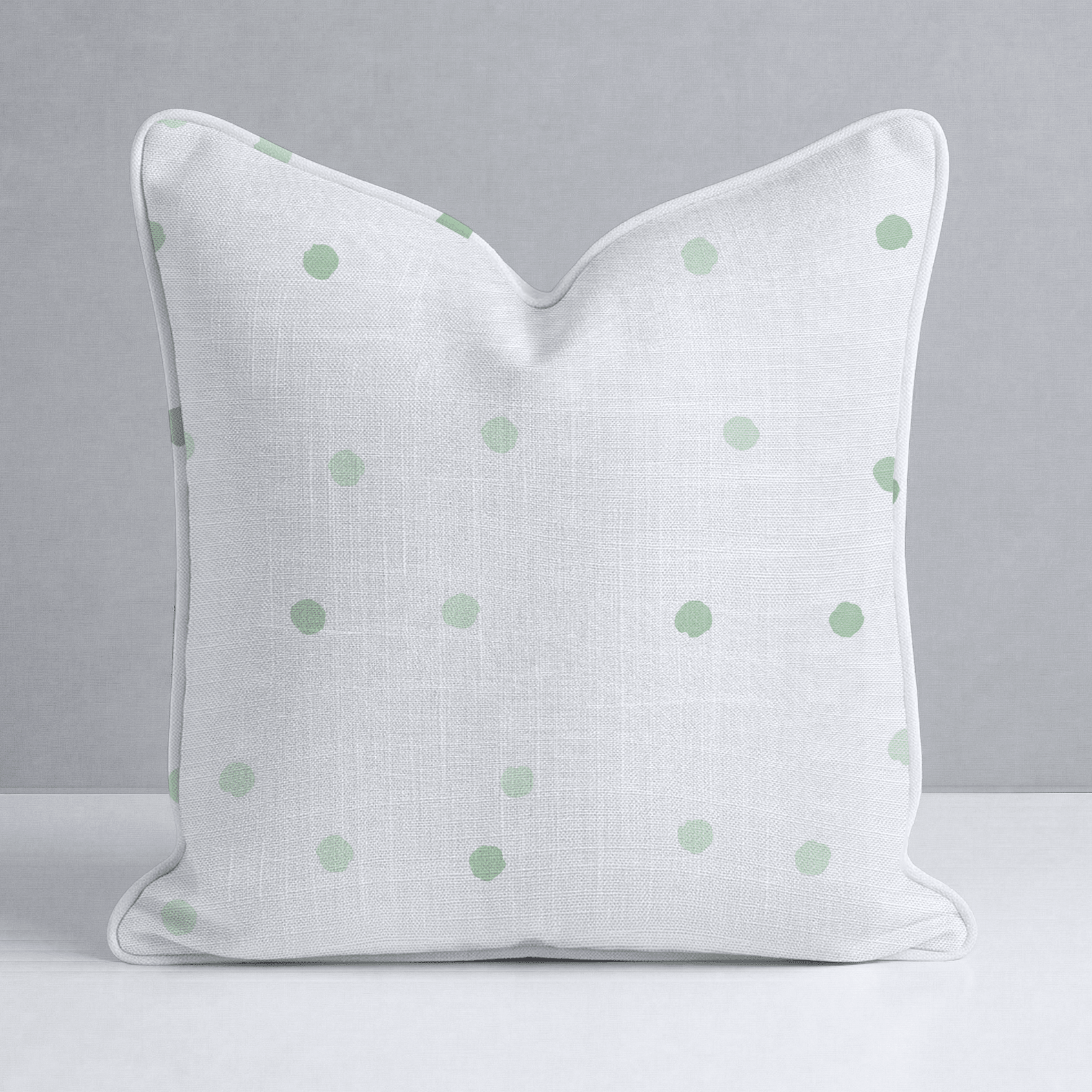 Green Aria Throw Pillow - Lemon Park