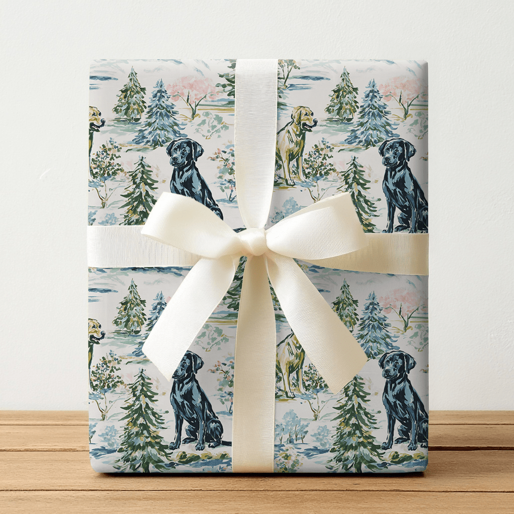Green Paw - Wrapping Paper - Lemon Park