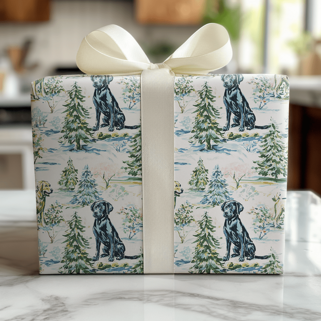 Green Paw - Wrapping Paper - Lemon Park