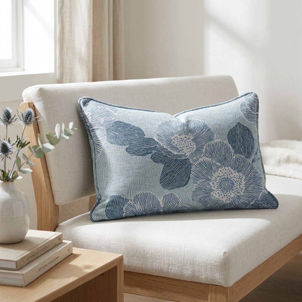 Green Rain Drops Throw Pillow - Lemon Park