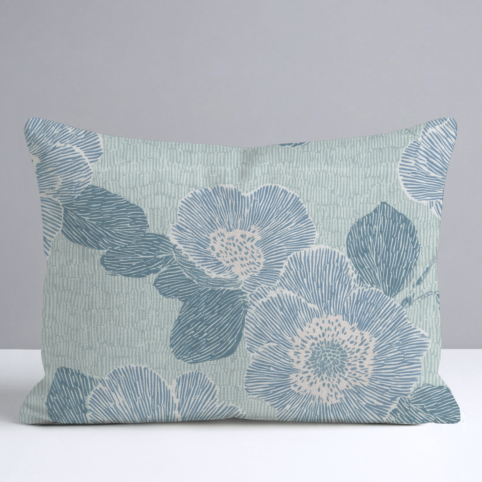 Green Rain Drops Throw Pillow - Lemon Park