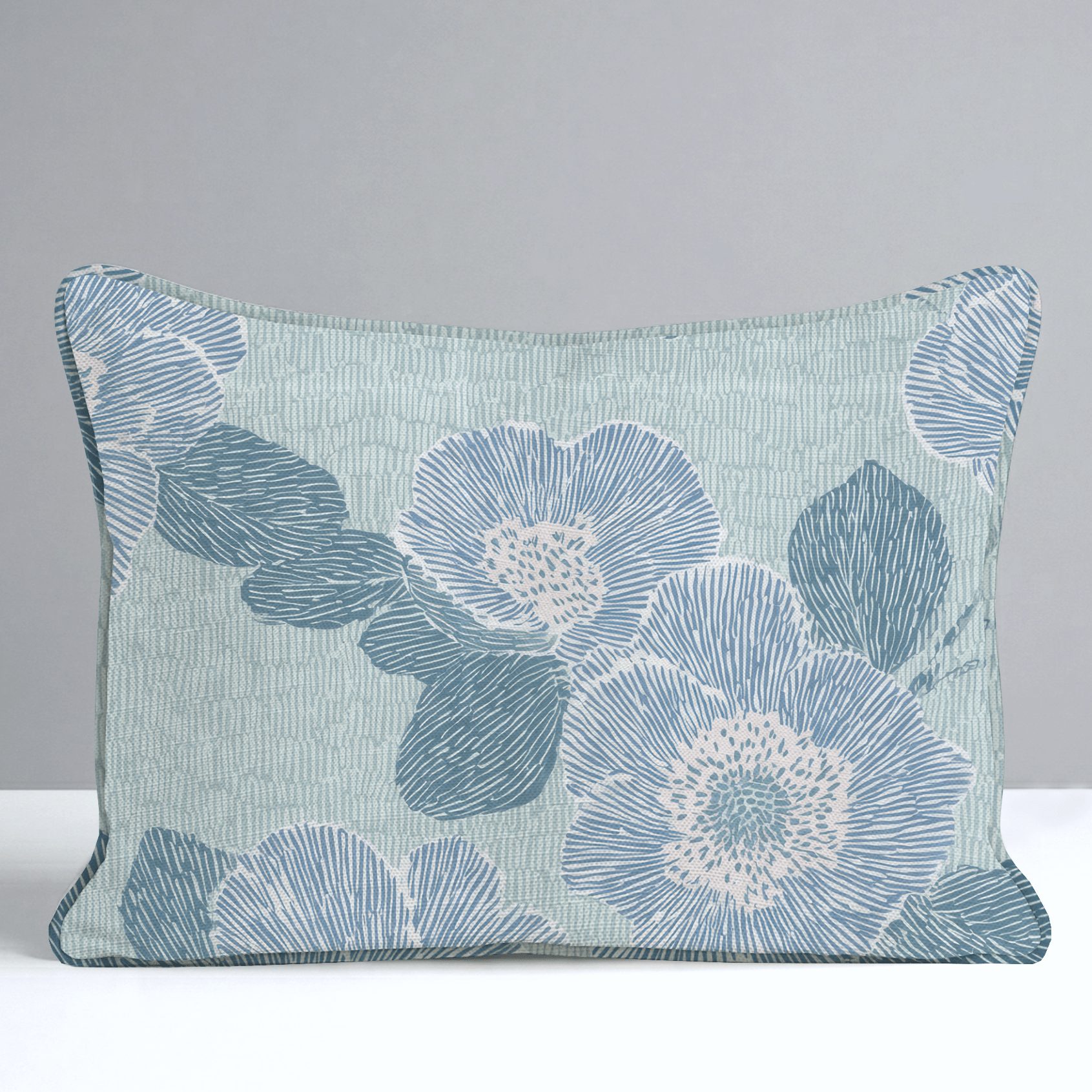 Green Rain Drops Throw Pillow - Lemon Park