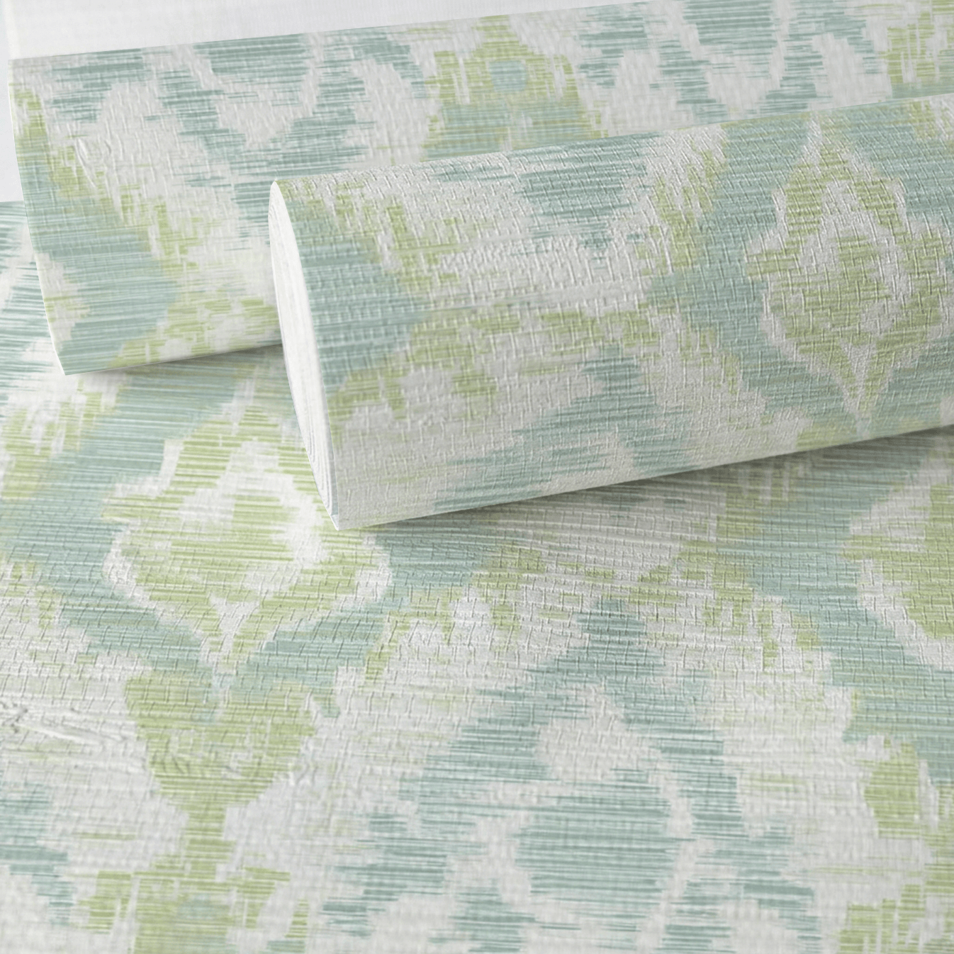 Greenway Faux Grasscloth Wallpaper - Lemon Park