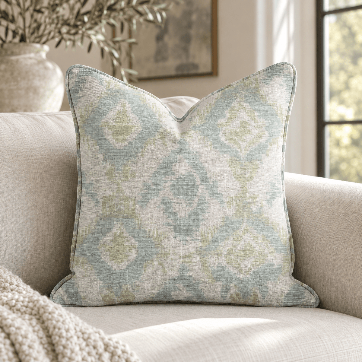 Greenway Throw Pillow - Lemon Park
