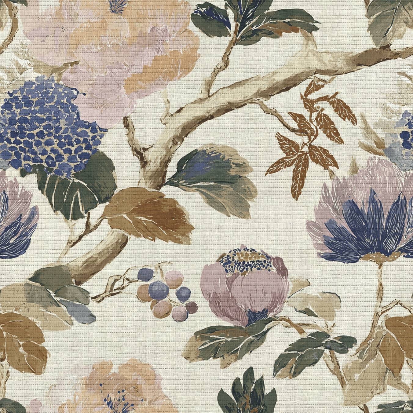 Greer Faux Grasscloth Wallpaper - Lemon Park