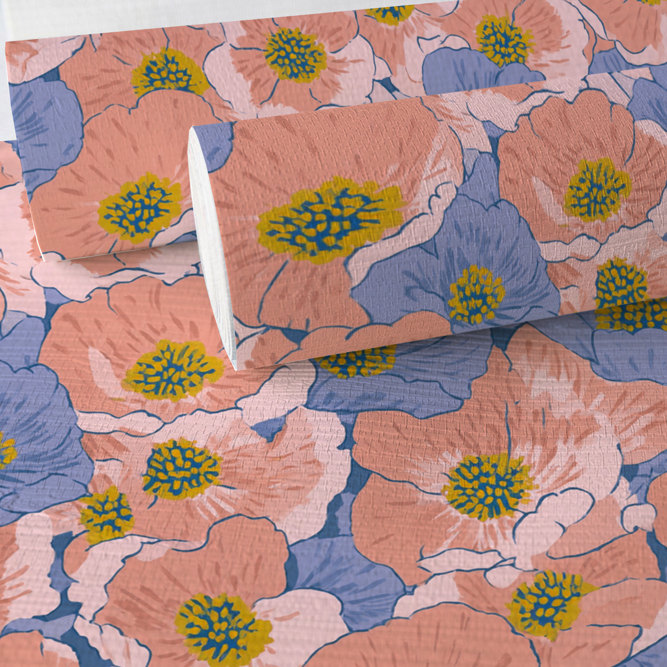 Grooveline Faux Grasscloth Wallpaper