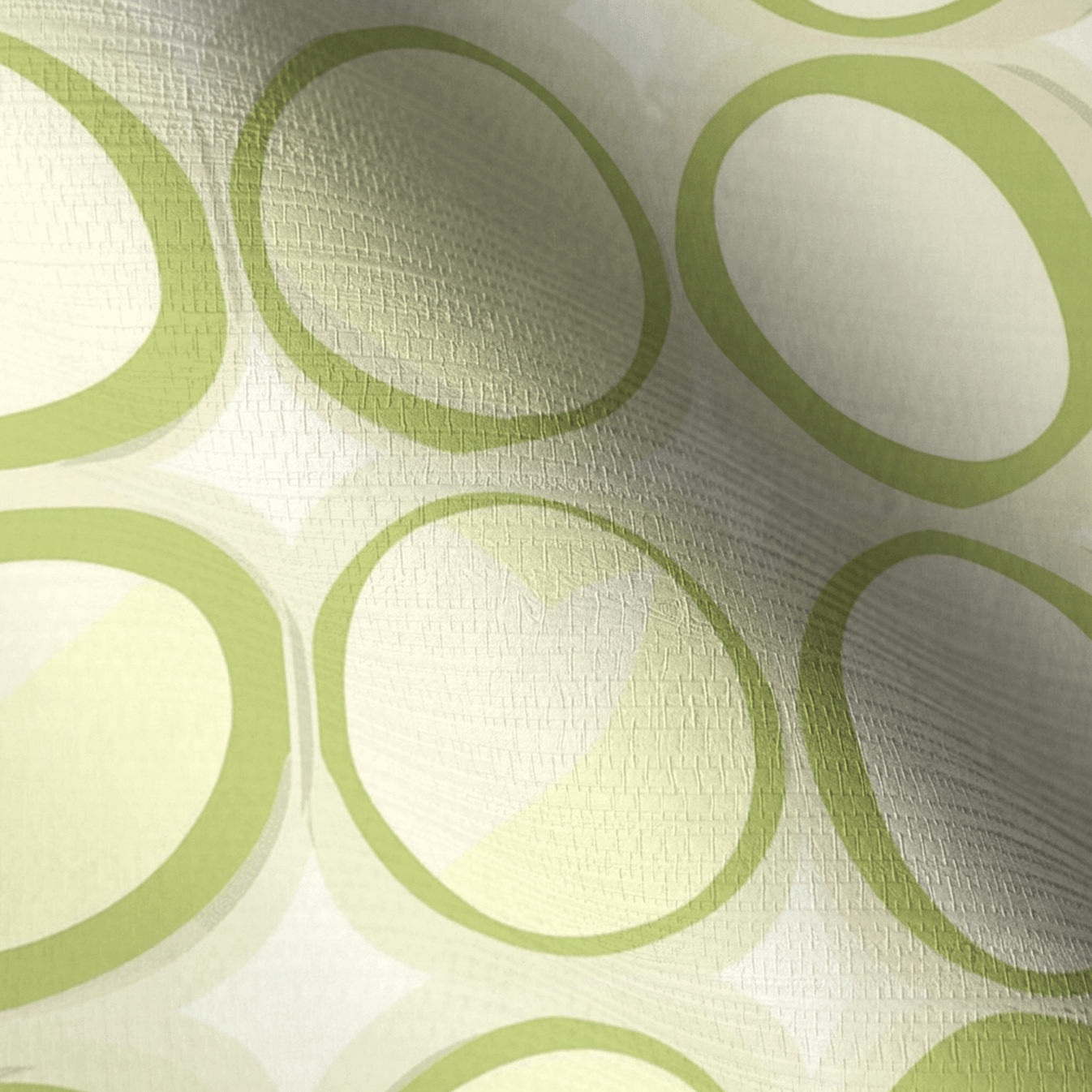 Groovy Green Faux Grasscloth Wallpaper - Lemon Park