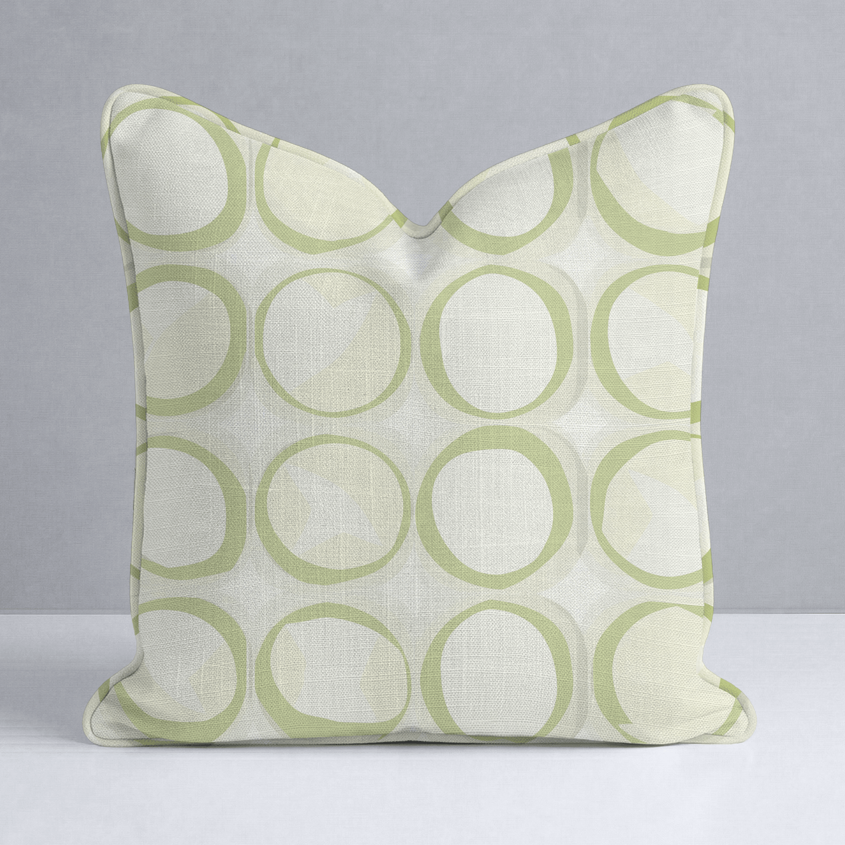 Groovy Green Throw Pillow - Lemon Park