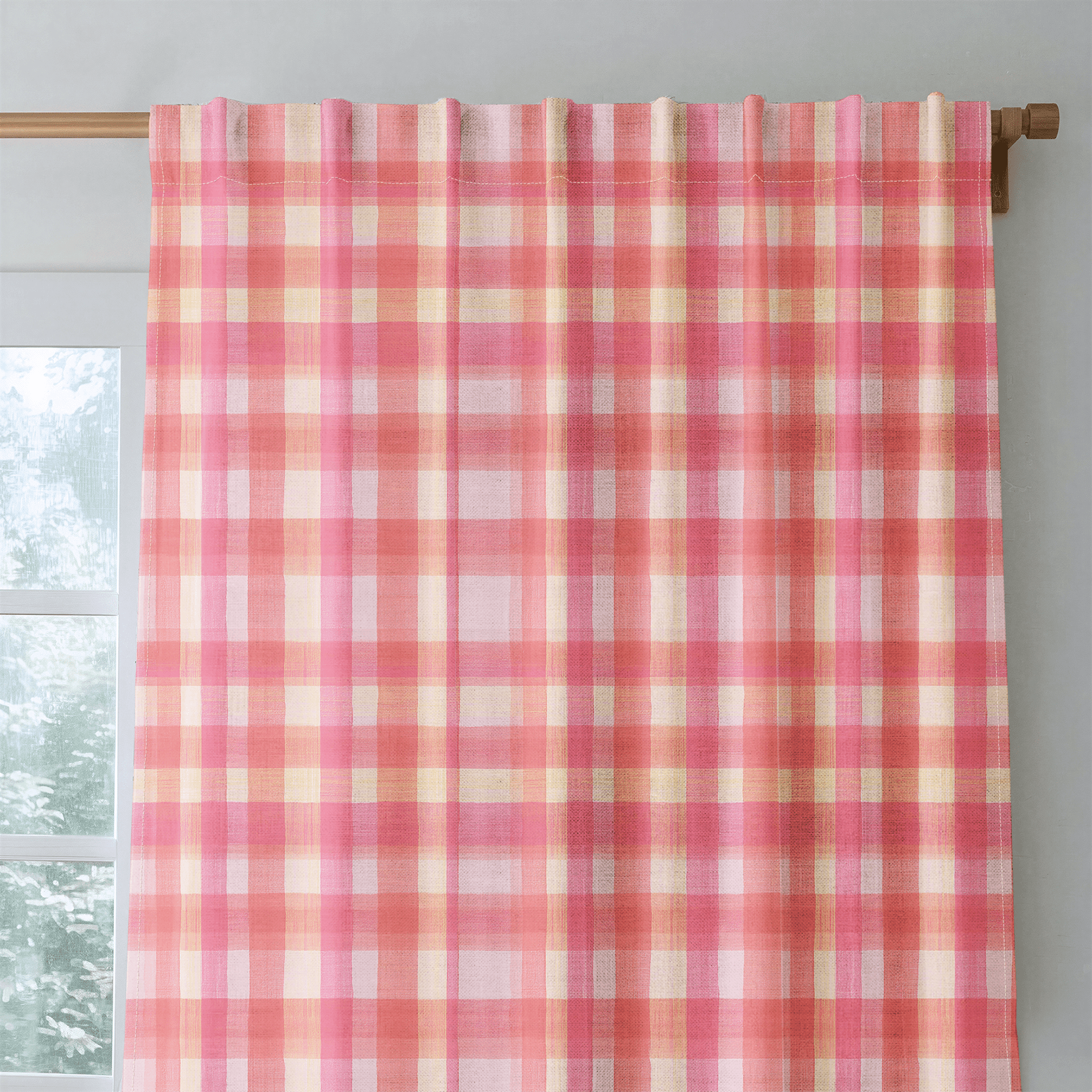 Guava Grid - Drapery - Lemon Park