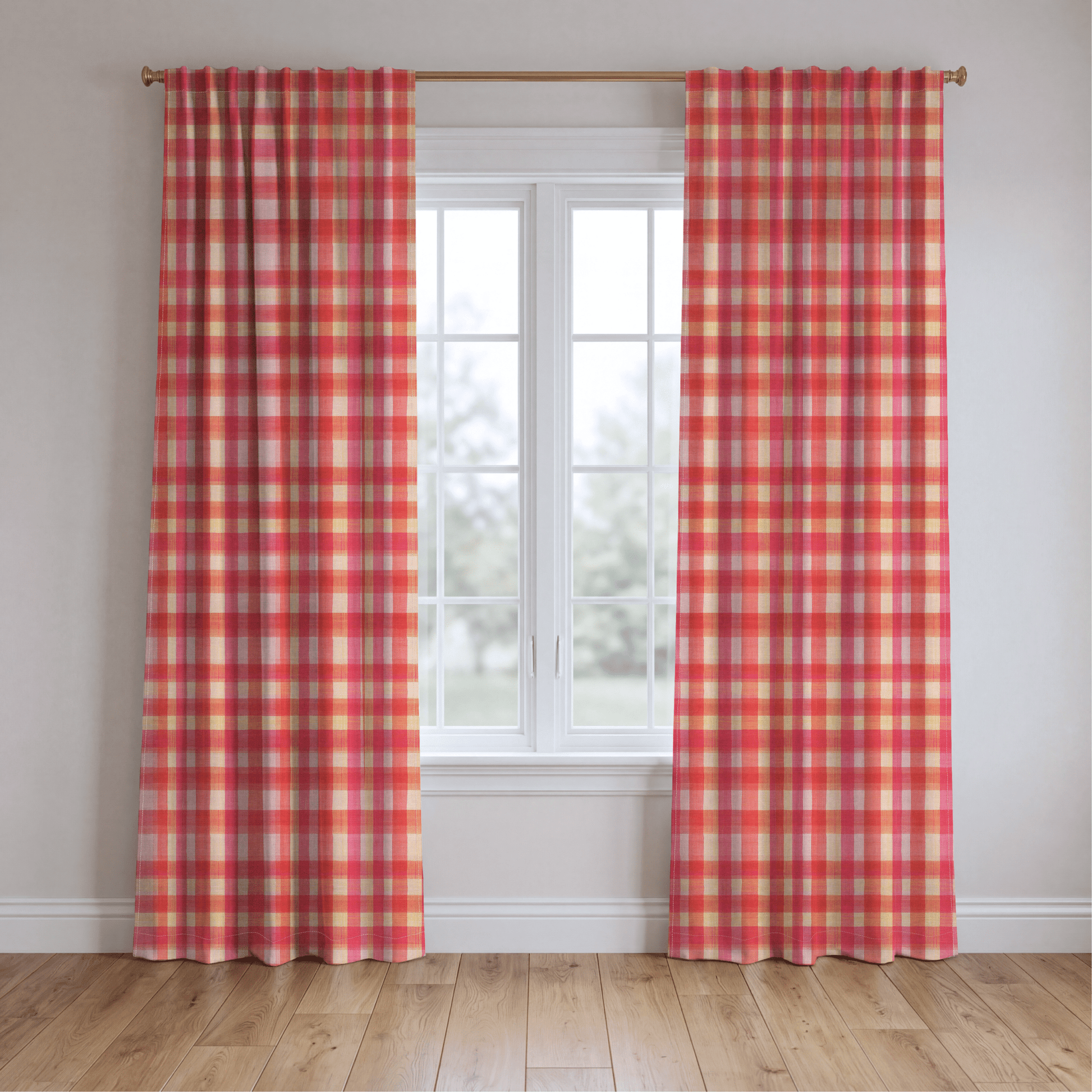 Guava Grid - Drapery - Lemon Park