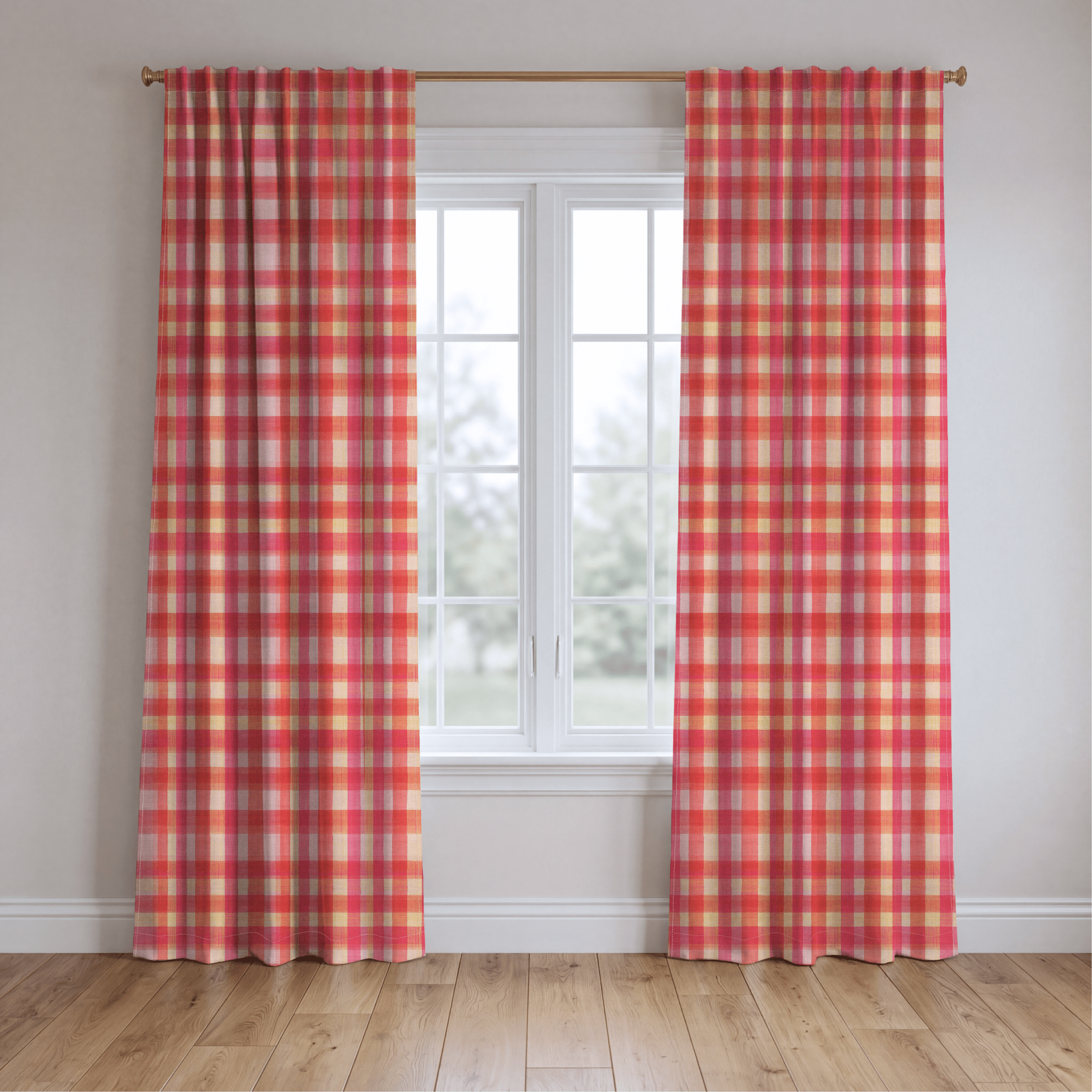 Guava Grid - Drapery - Lemon Park