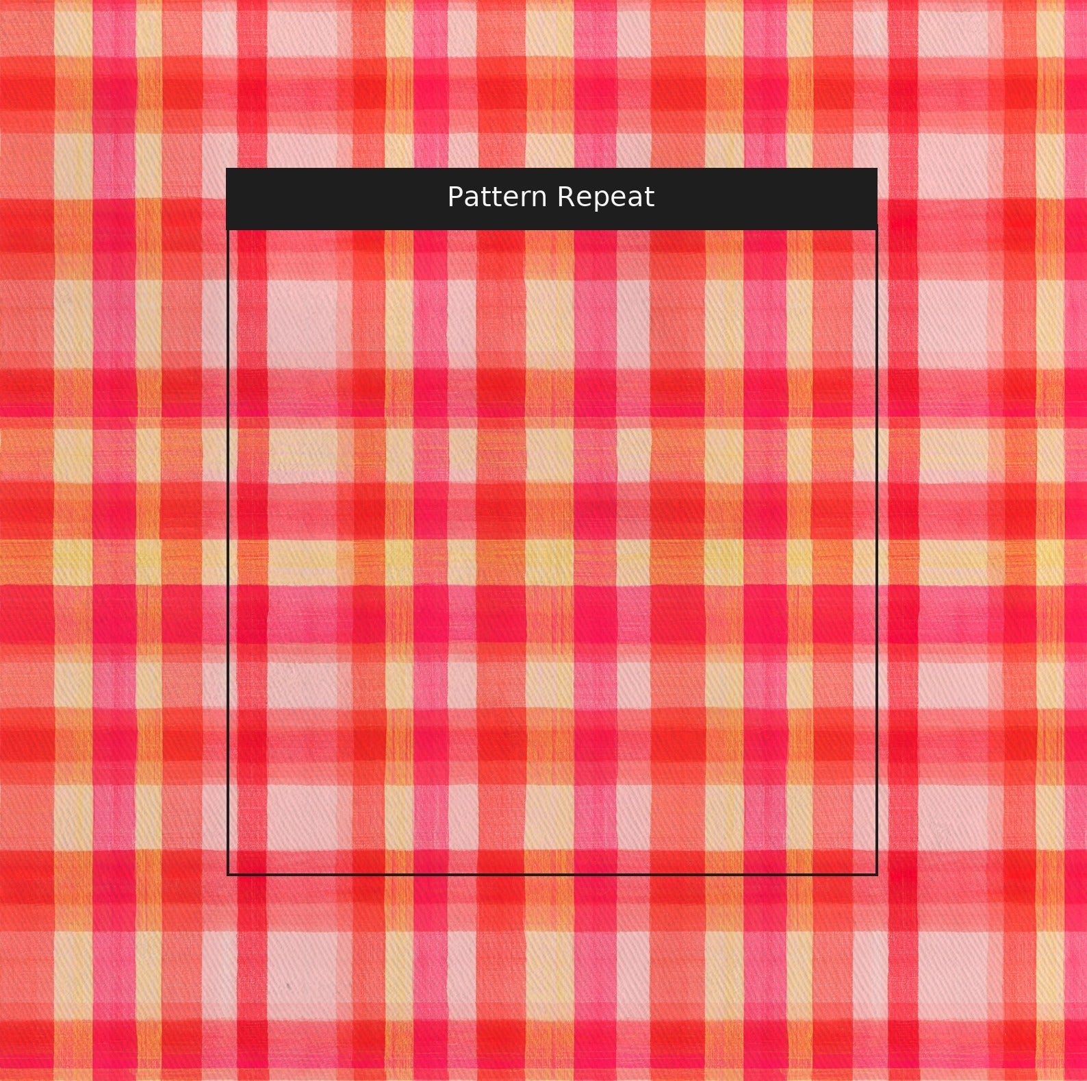 Guava Grid - Fabric - Lemon Park