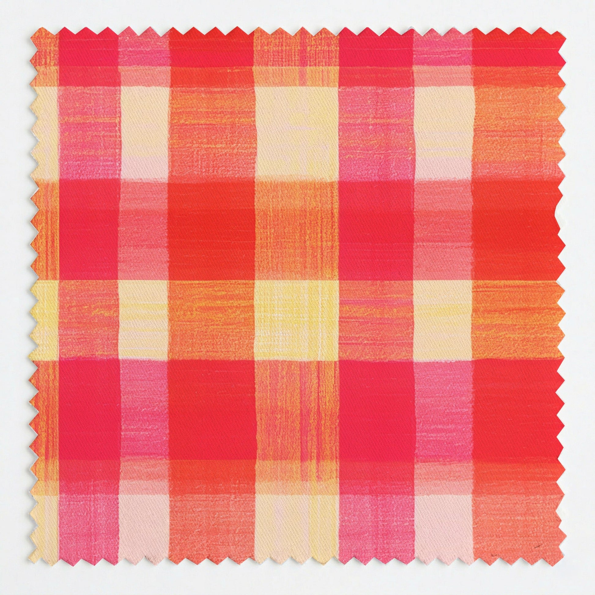 Guava Grid - Fabric - Lemon Park