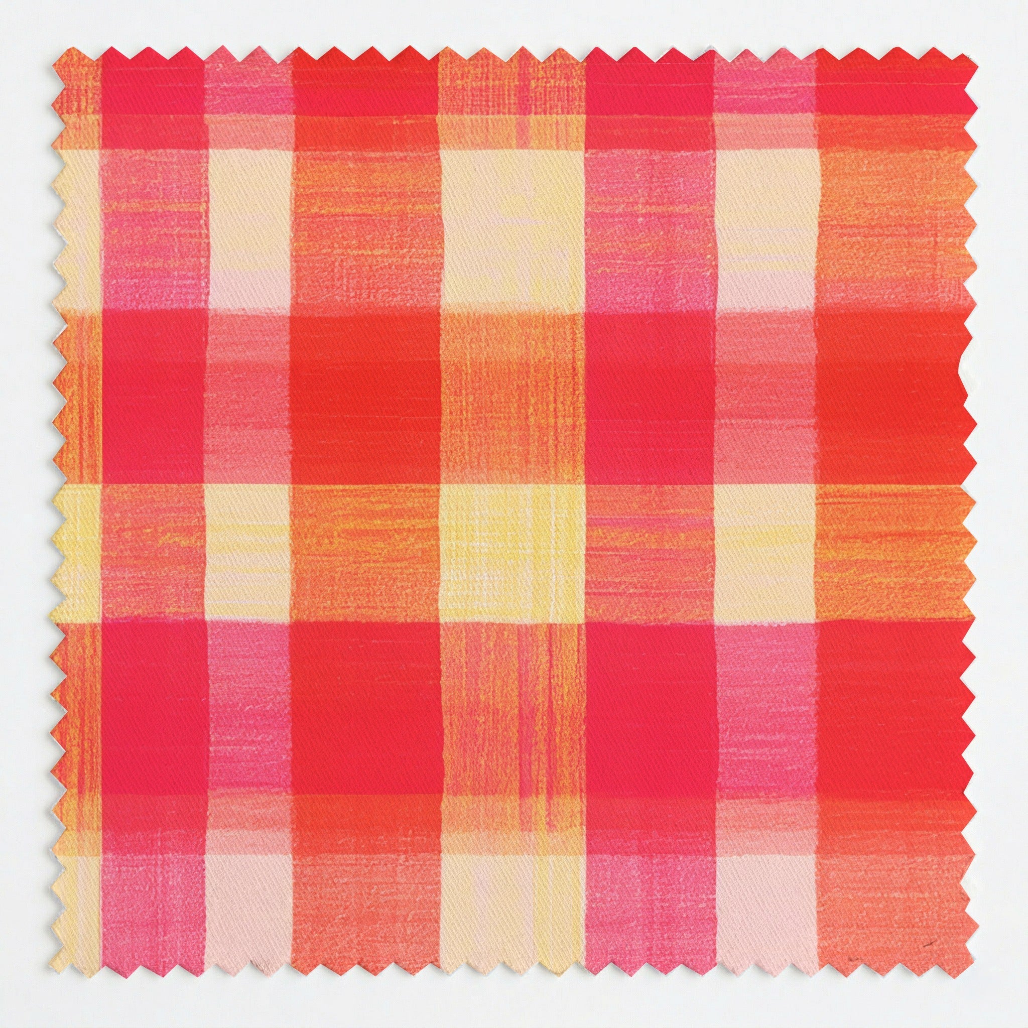 Guava Grid - Fabric - Lemon Park