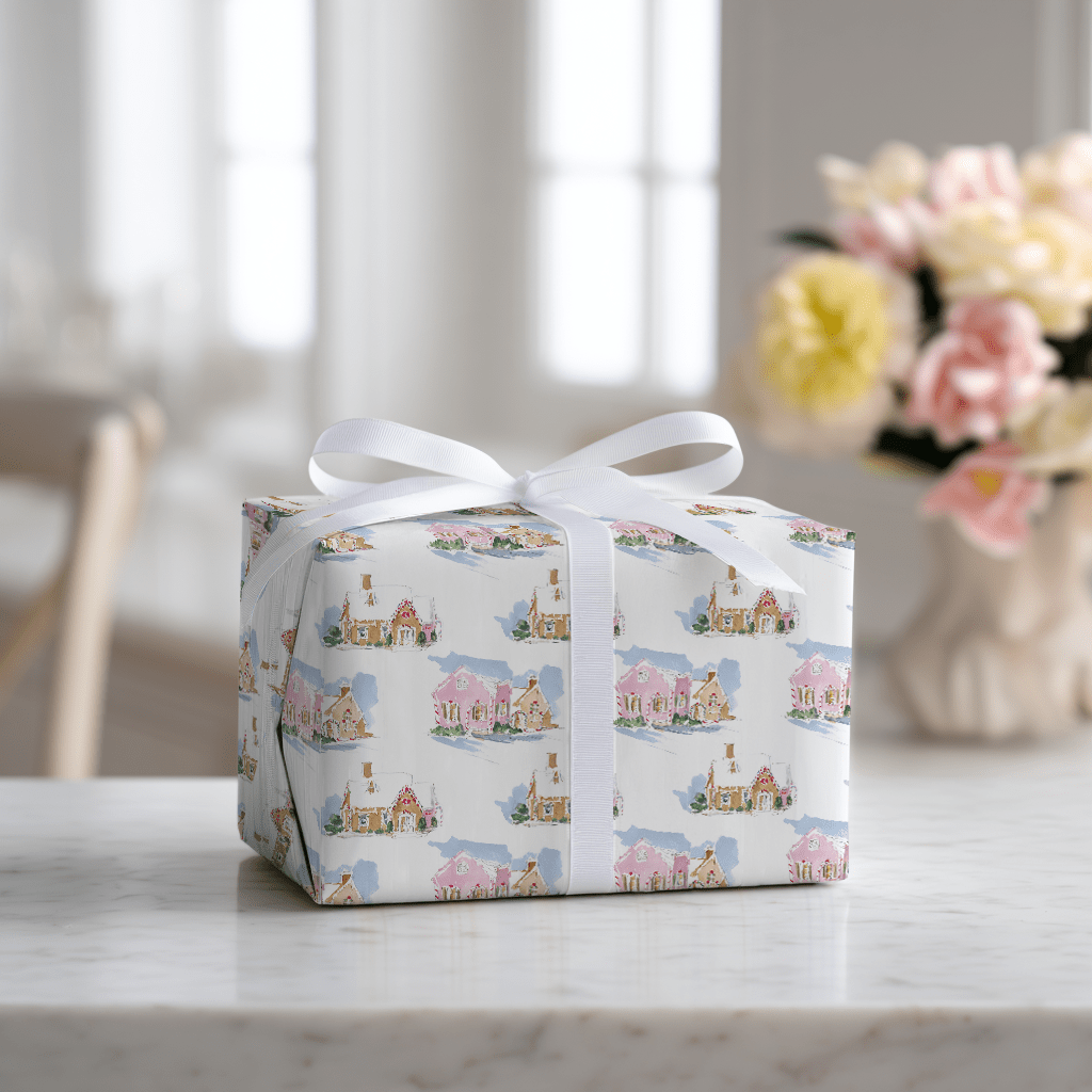 Hadley House - Wrapping Paper - Lemon Park