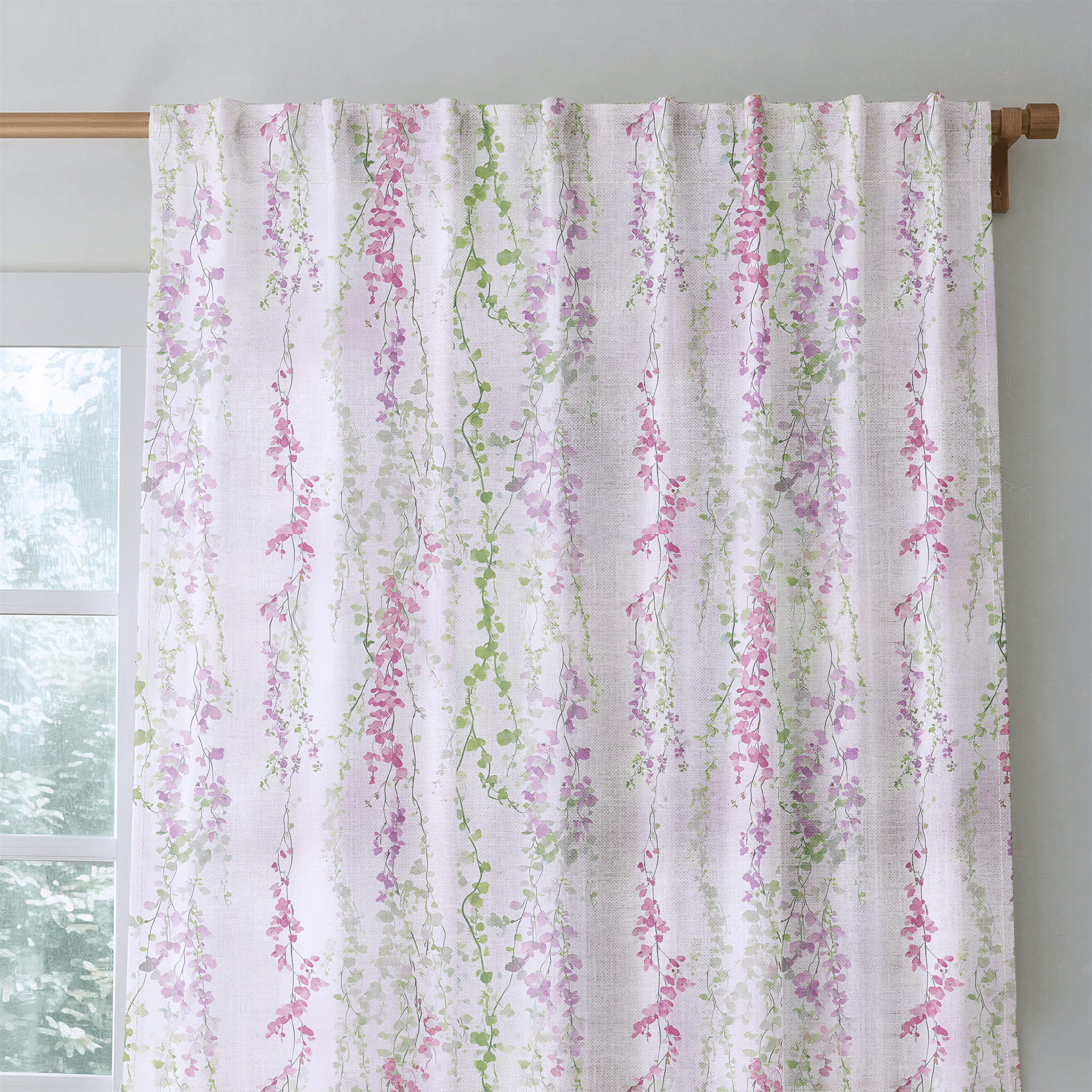 Hanging Blossoms - Drapery - Lemon Park