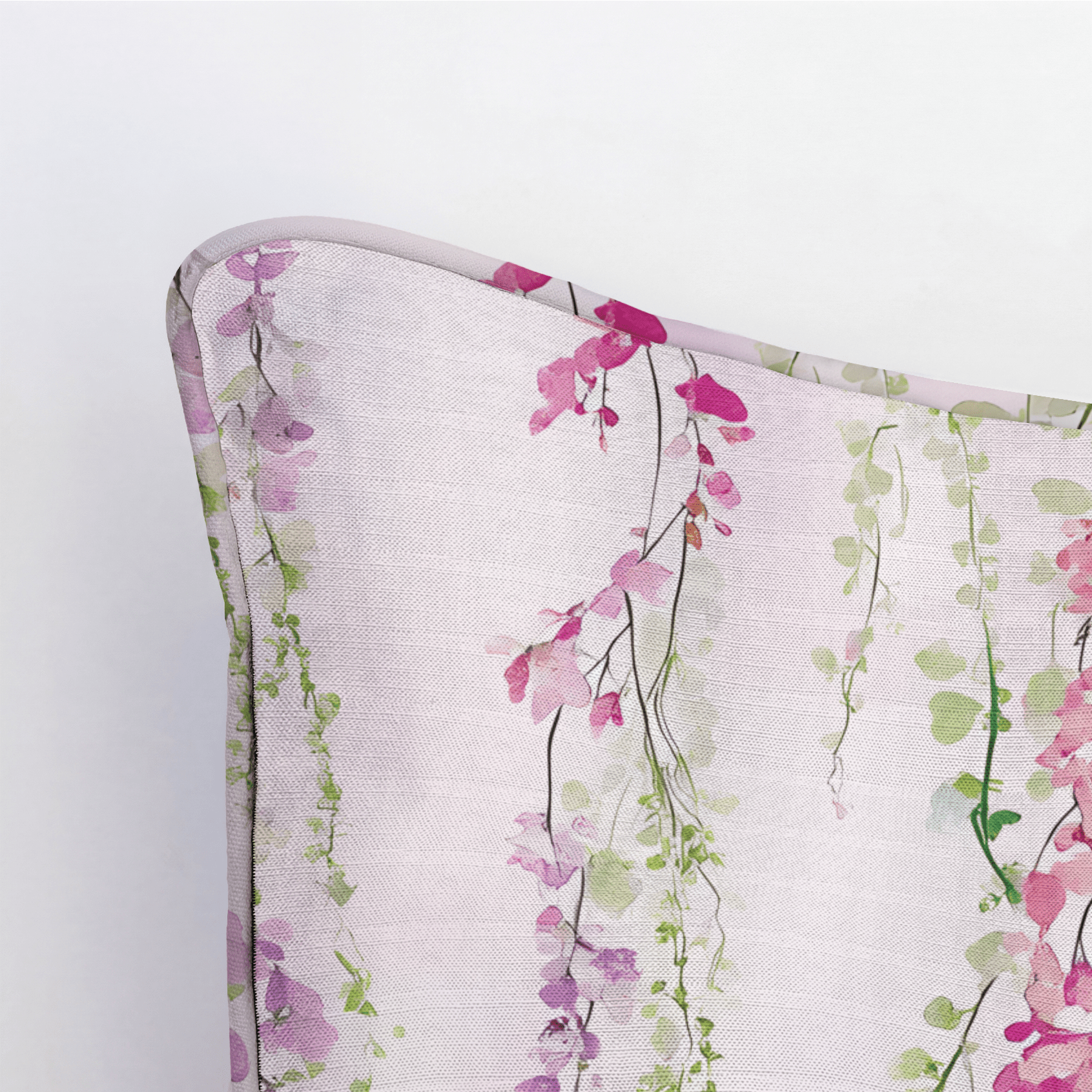 Hanging Blossoms Throw Pillow - Lemon Park