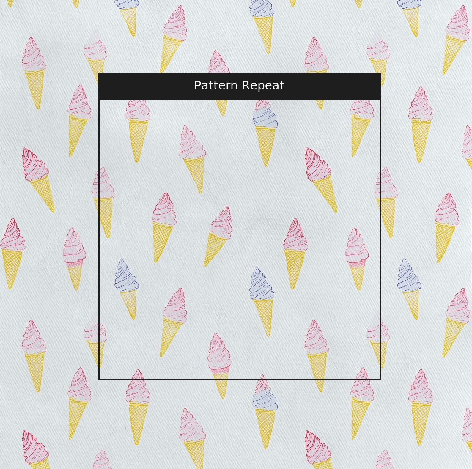 Happy Sundae - Fabric - Lemon Park