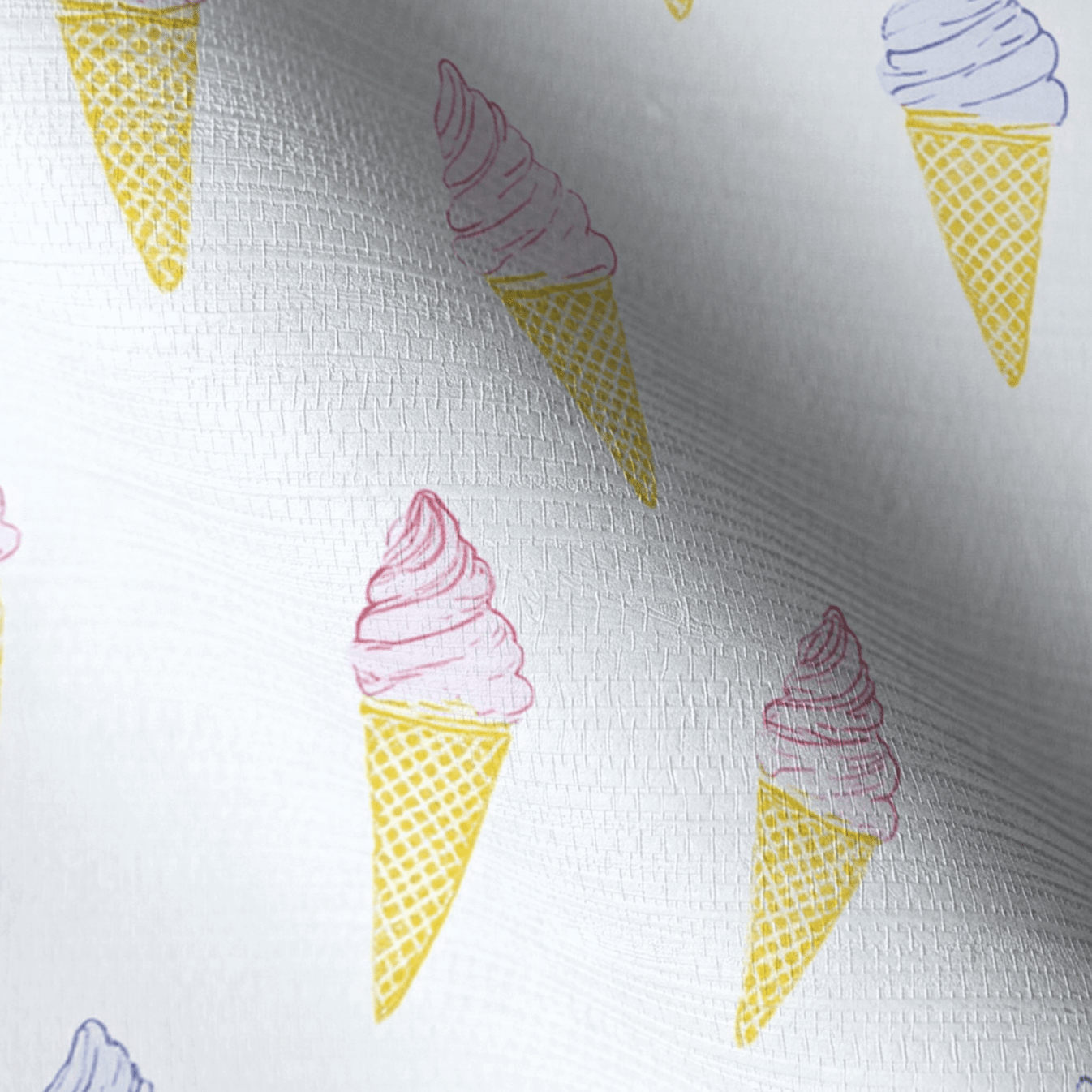 Happy Sundae Faux Grasscloth Wallpaper - Lemon Park