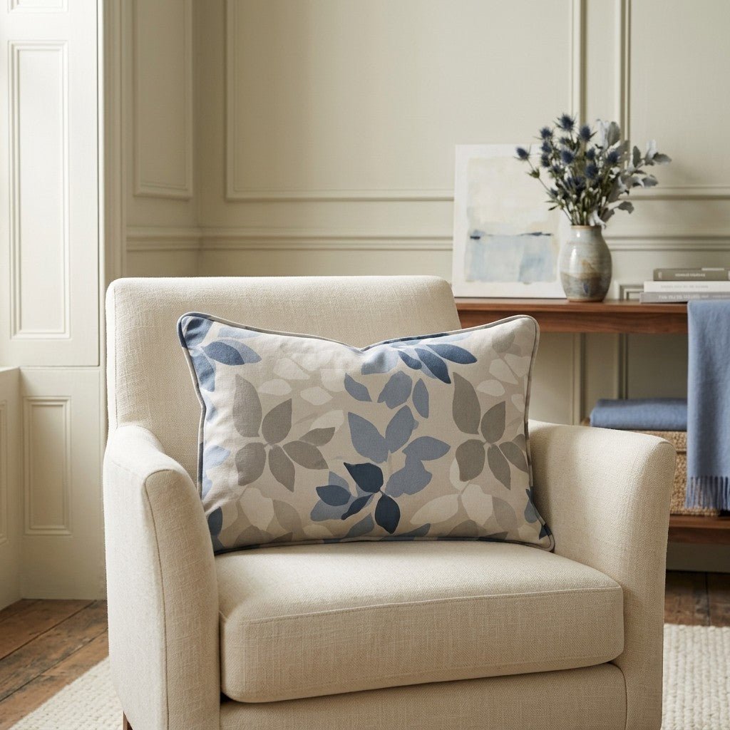 Harbor Petal Throw Pillow - Lemon Park