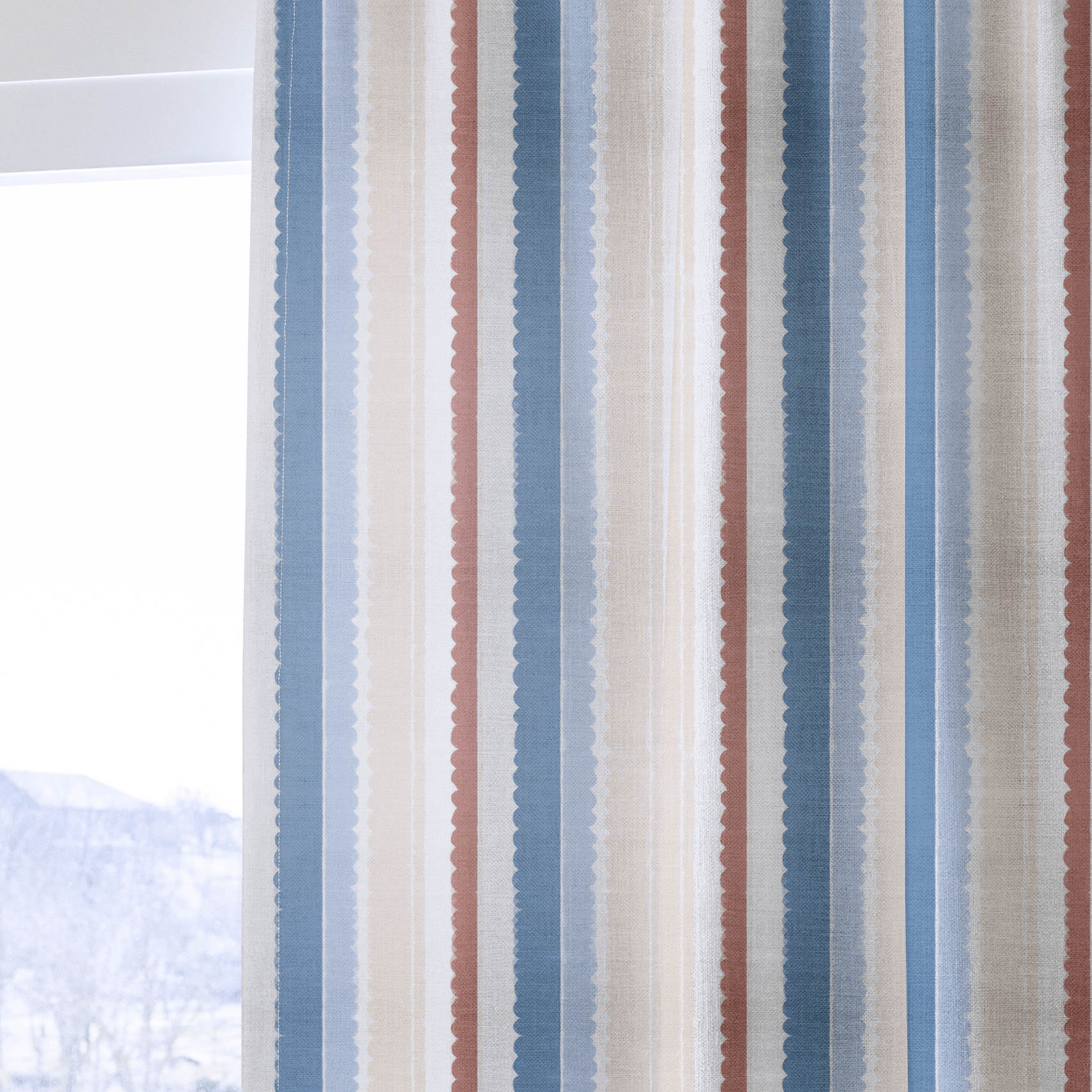 Harbor Stripe - Drapery - Lemon Park