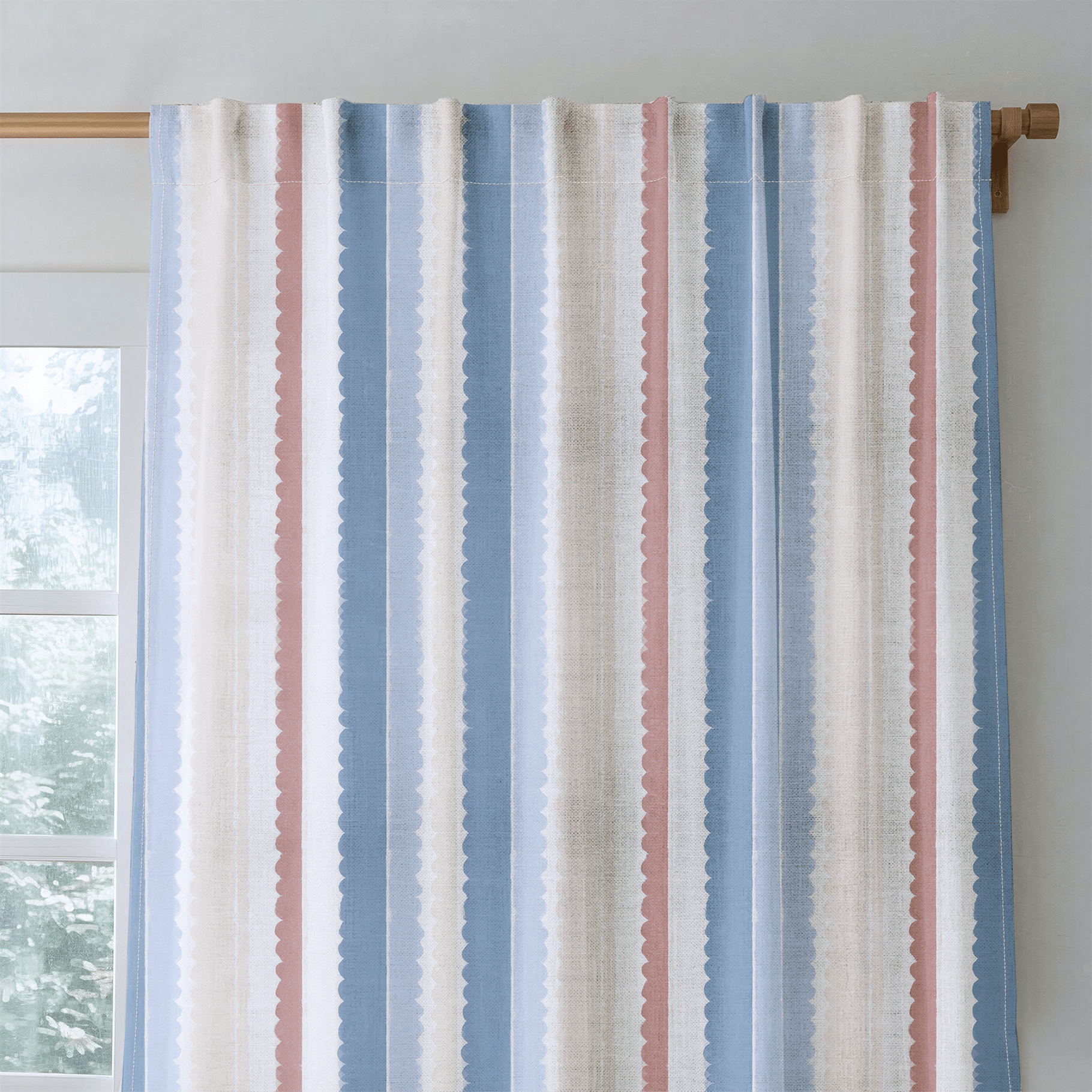 Harbor Stripe - Drapery - Lemon Park