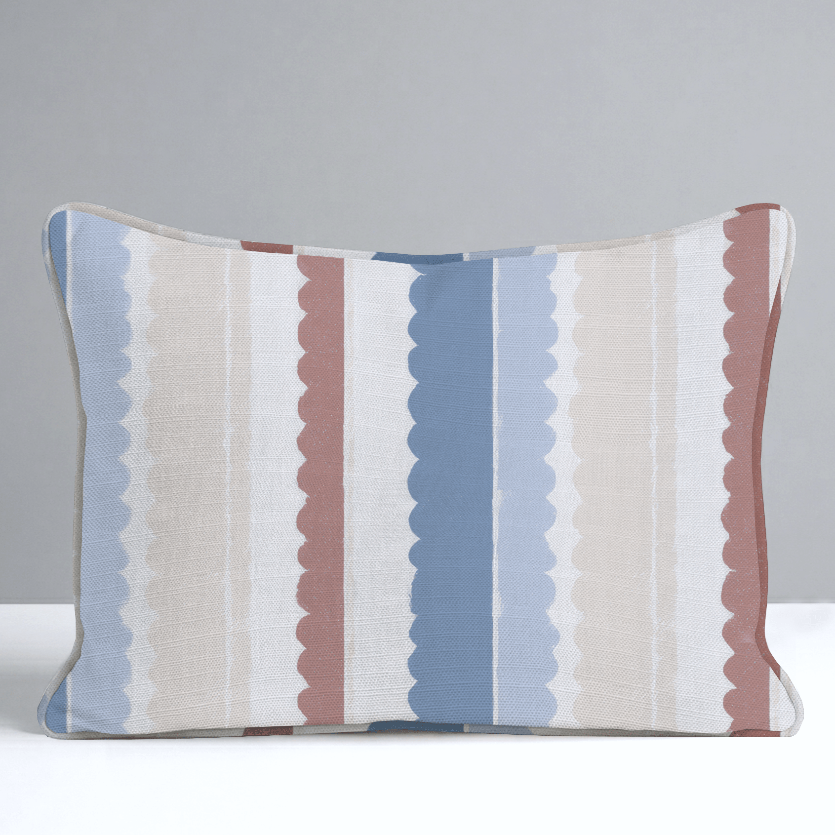 Harbor Stripe Throw Pillow - Lemon Park