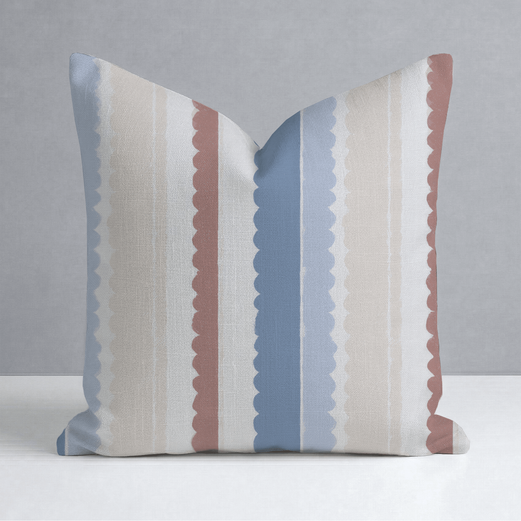Harbor Stripe Throw Pillow - Lemon Park