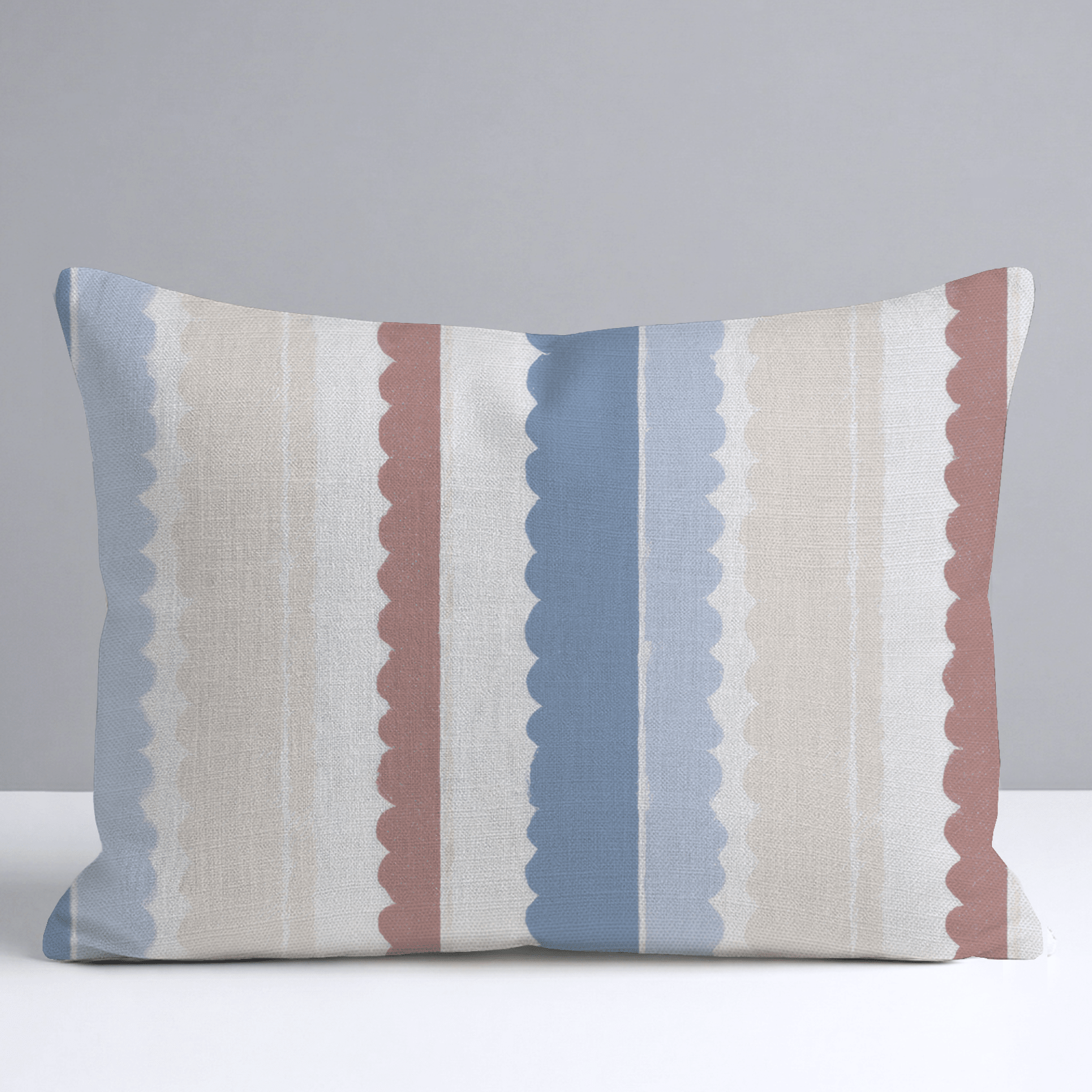 Harbor Stripe Throw Pillow - Lemon Park