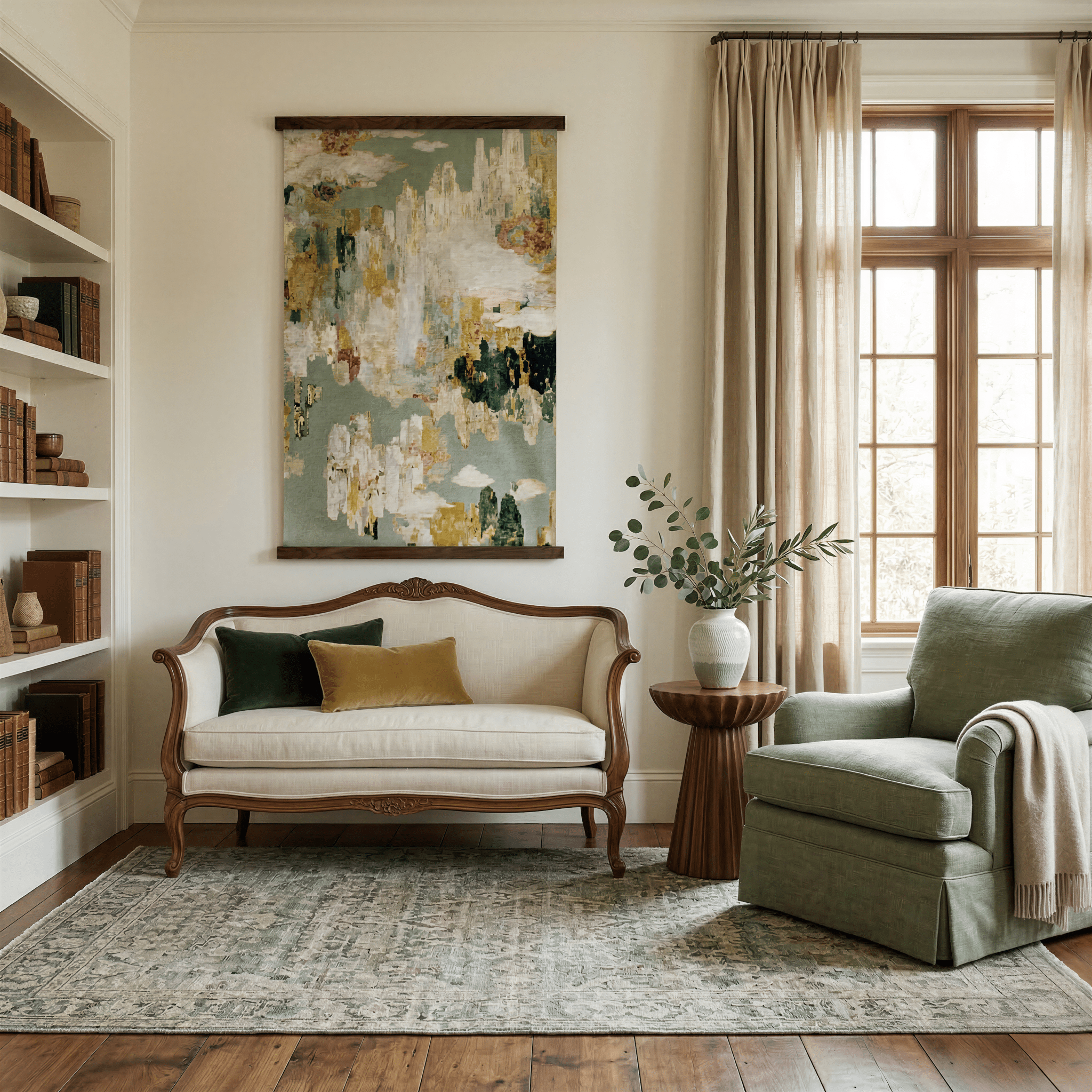 Harbor View (Teal) - Tapestry - Lemon Park
