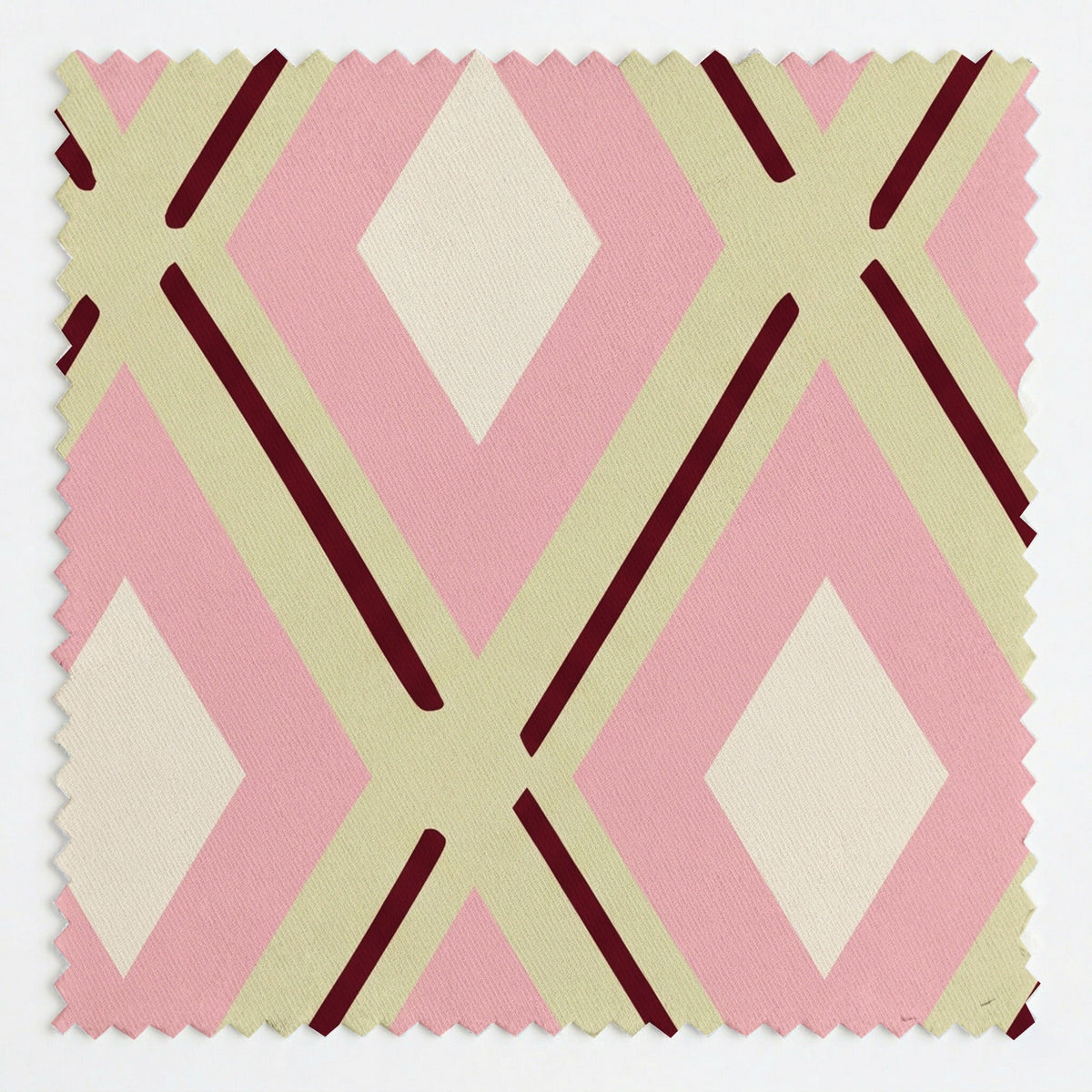 Harlequin Rose - Fabric - Lemon Park