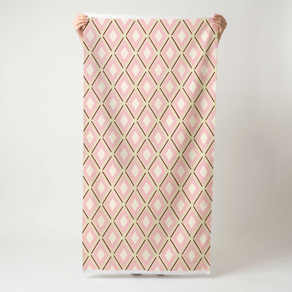 Harlequin Rose - Fabric - Lemon Park
