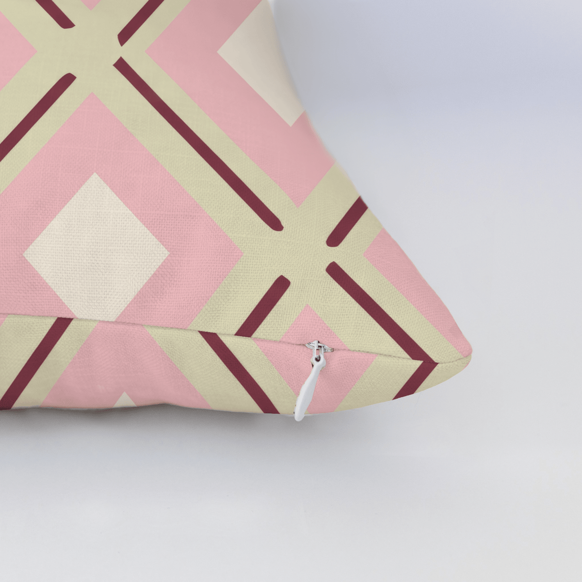 Harlequin Rose Throw Pillow - Lemon Park