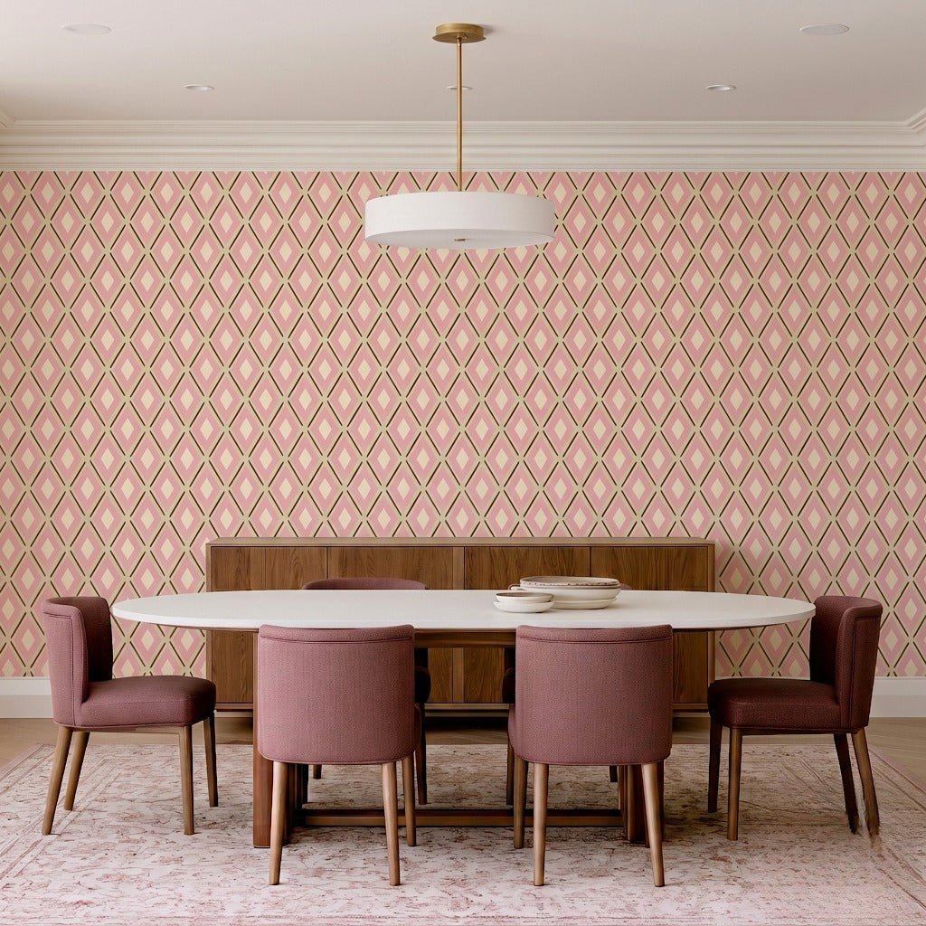 Harlequin Rose Wallpaper - Lemon Park