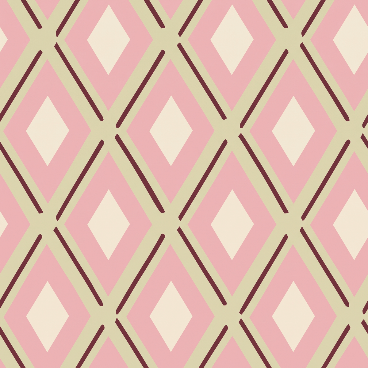 Harlequin Rose Wallpaper - Lemon Park