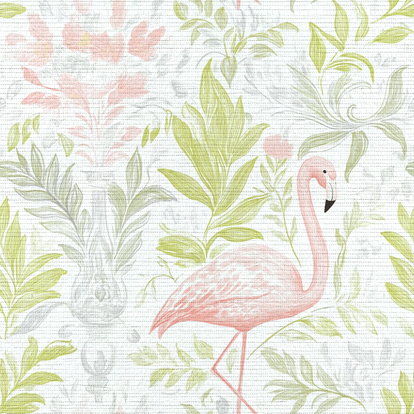 Harper Leigh Faux Grasscloth Wallpaper - Lemon Park