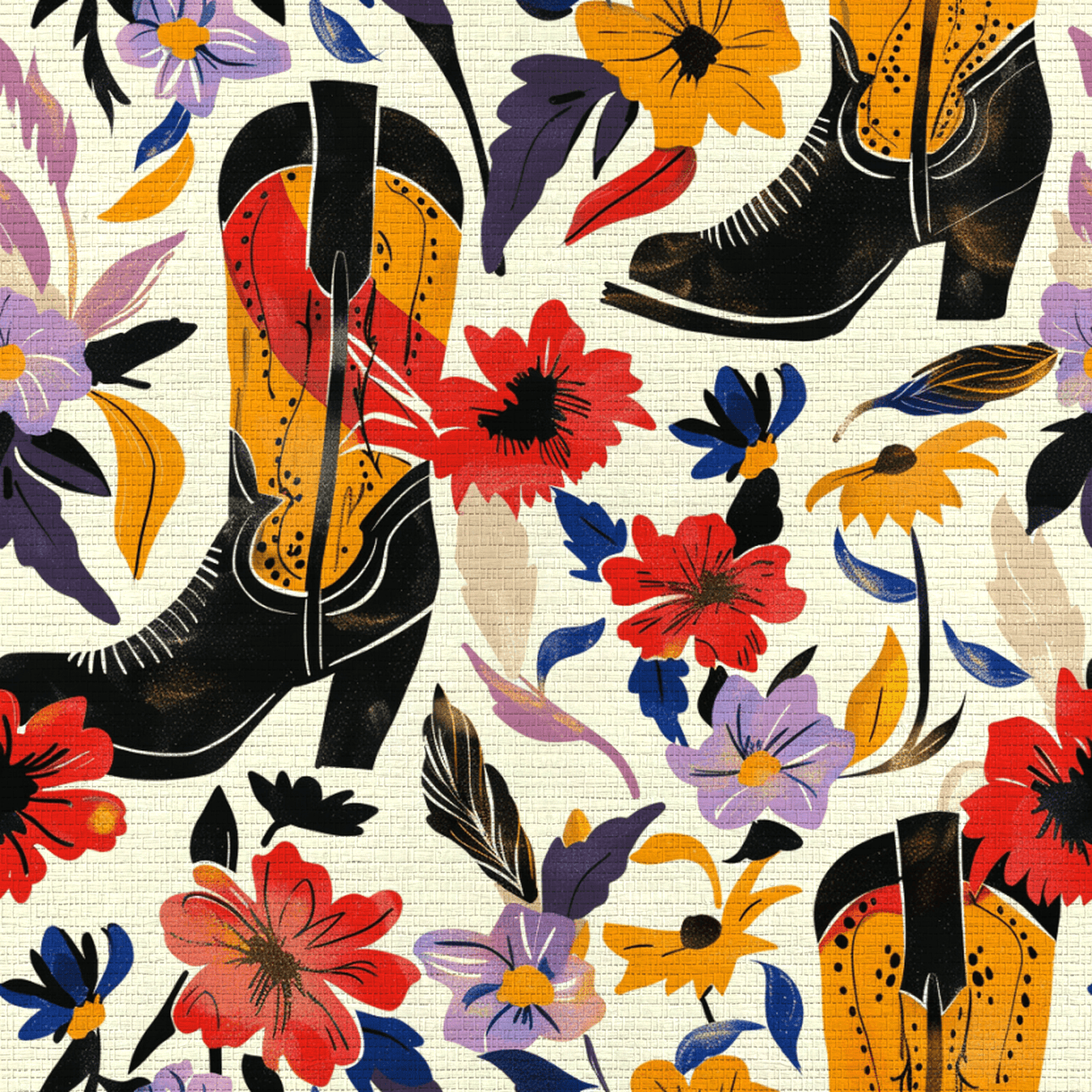 Harper's Hoedown Faux Grasscloth Wallpaper - Lemon Park