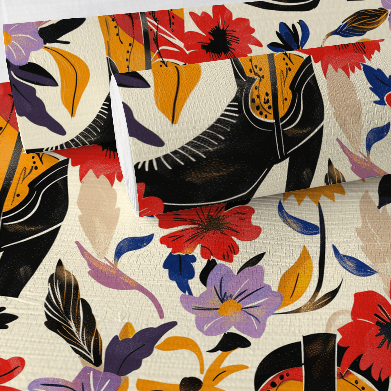 Harper's Hoedown Faux Grasscloth Wallpaper - Lemon Park